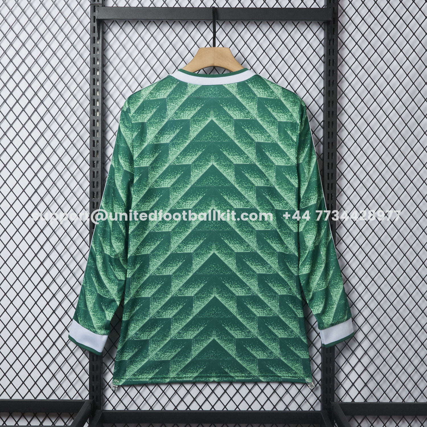 Unitedfootballkit.com | Retro Germany 1990 Away Long Sleeves Jersey -Customize Name, Number and Patch | Worldwide Shipping