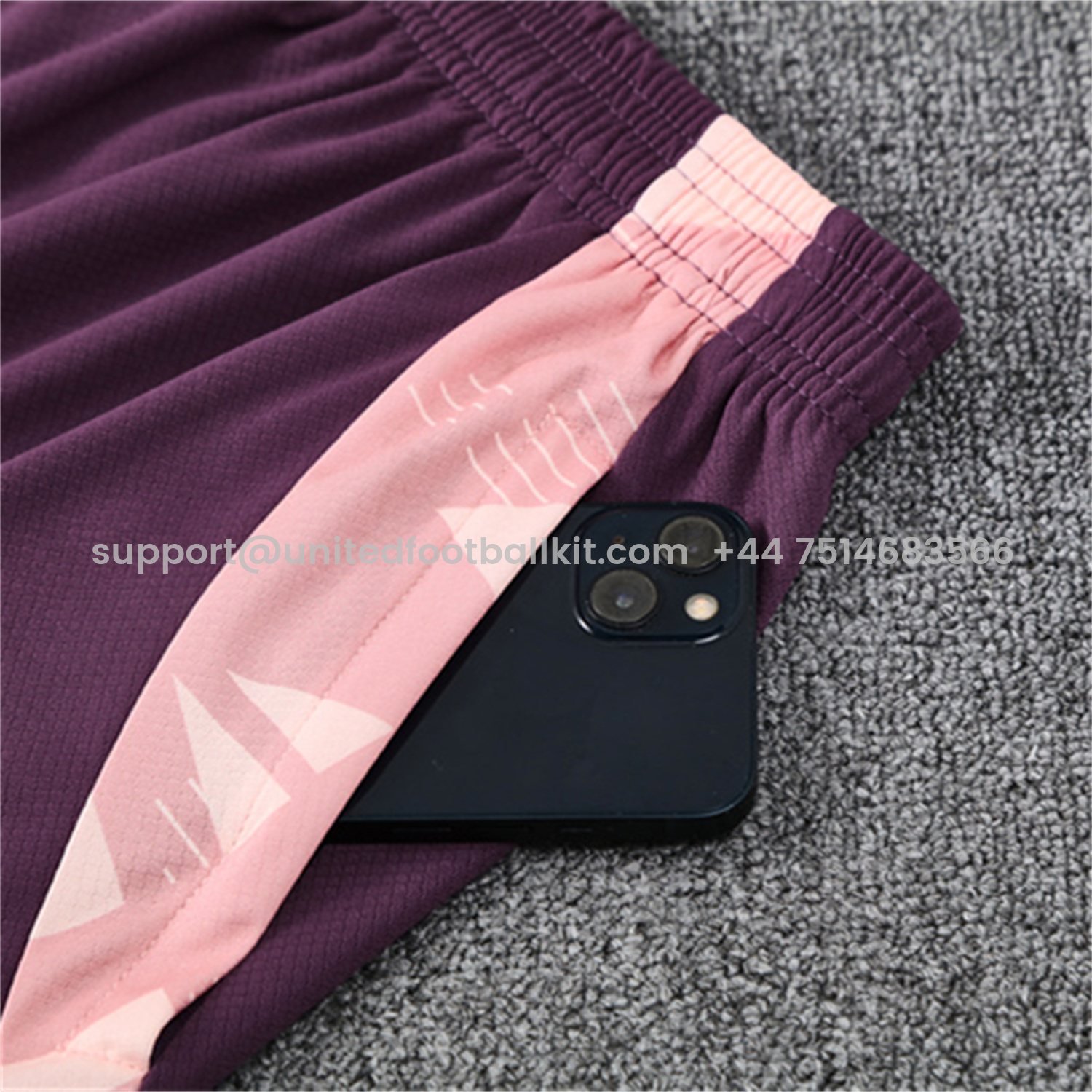 Unitedfootballkit.com | Arsenal 24-25 Kids Short-Sleeve Training Set - Purple -Customize Name, Number and Patch | Worldwide Shipping