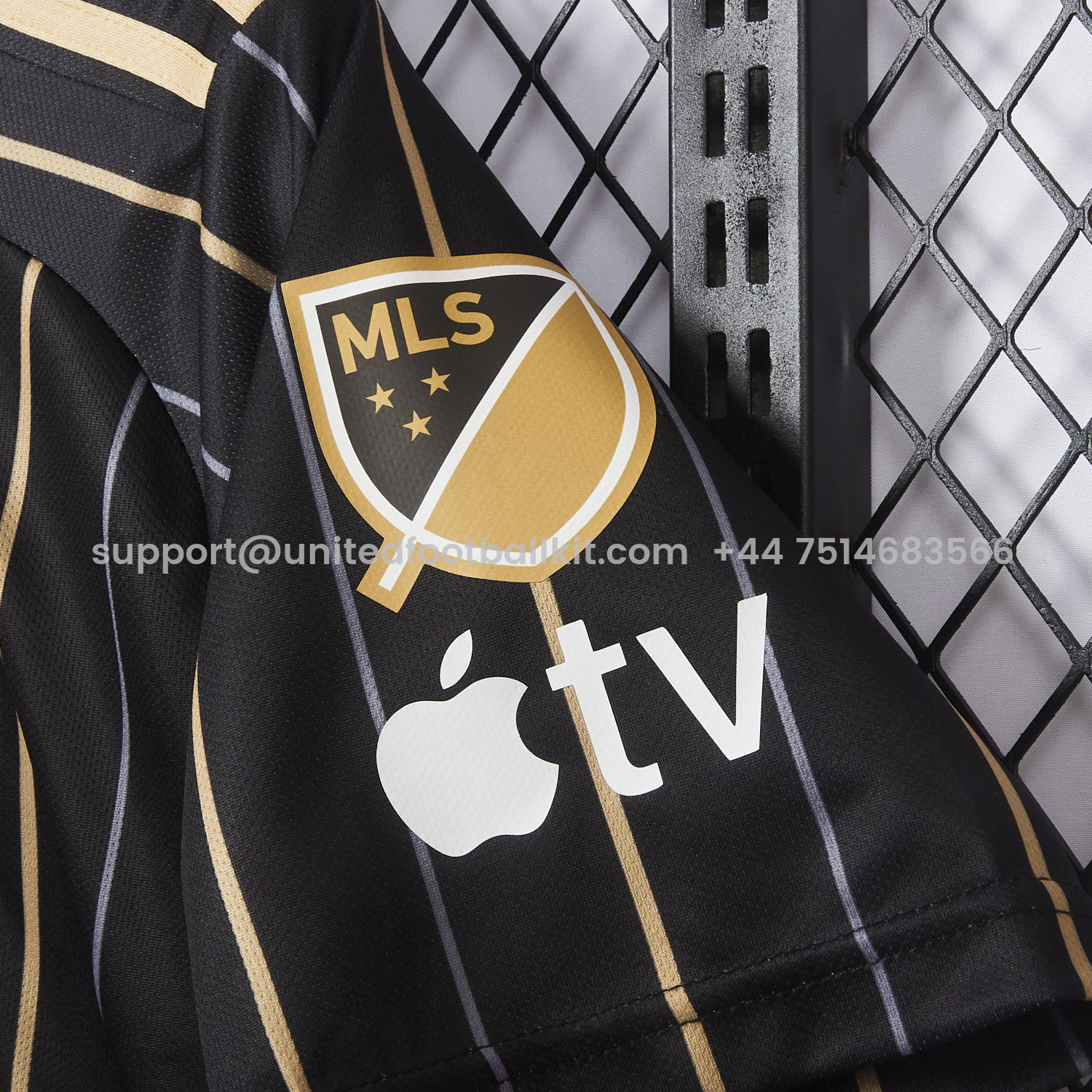 Unitedfootballkit.com | Los Angeles FC 25-26 Home Black Jersey - Fans Version -Customize Name, Number and Patch | Worldwide Shipping