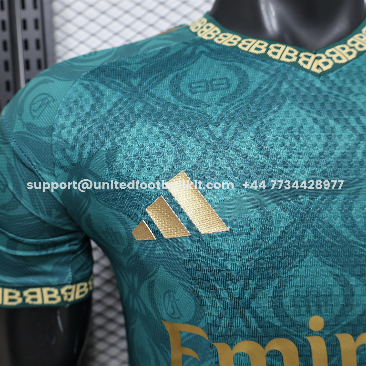 Unitedfootballkit.com | Real Madrid 25-26 Dark Green Logos Special Jersey - Player Version -Customize Name, Number and Patch | Worldwide Shipping