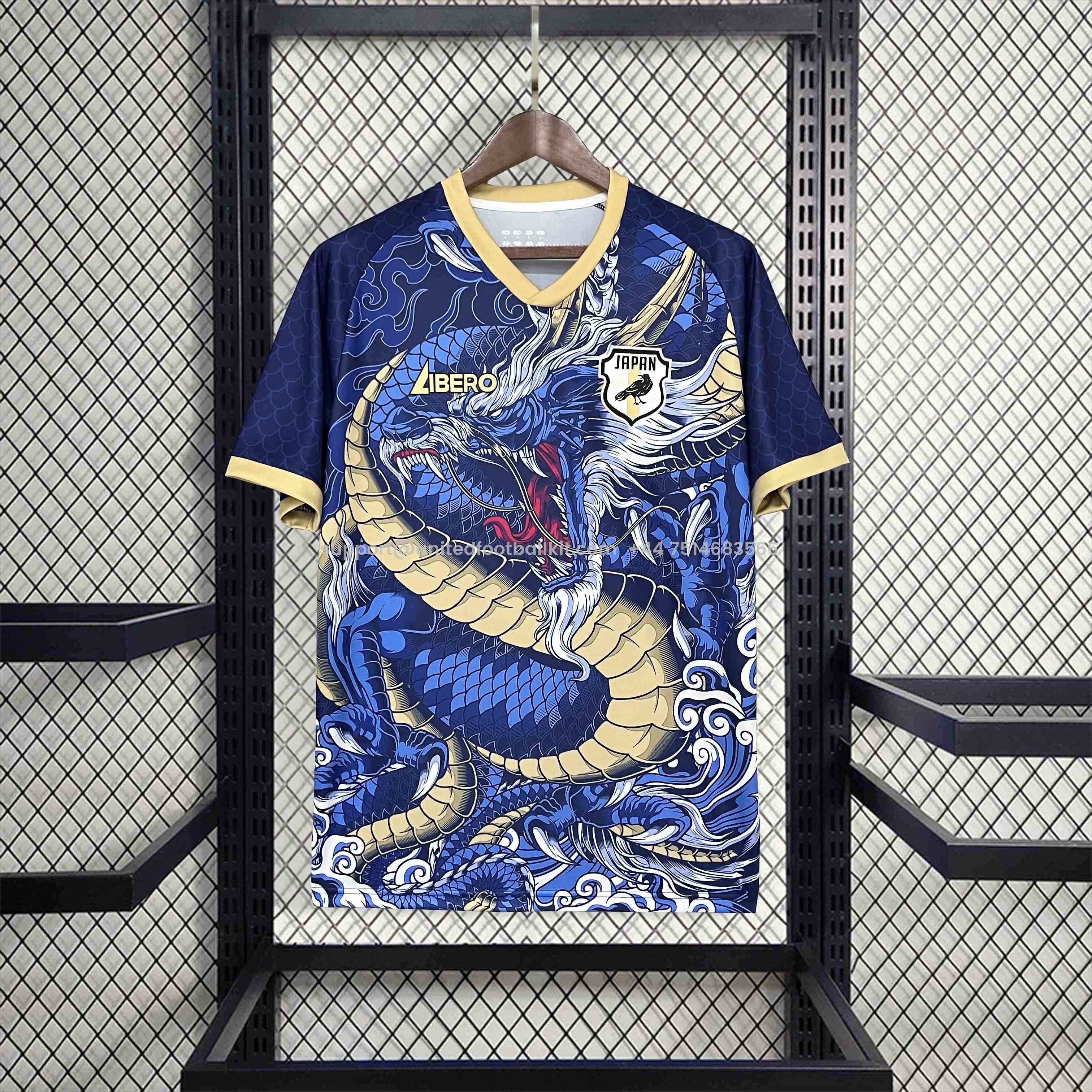 Unitedfootballkit.com | Japan 2024 Blue Dragon Special Edition Jersey - Fans Version -Customize Name, Number and Patch | Worldwide Shipping