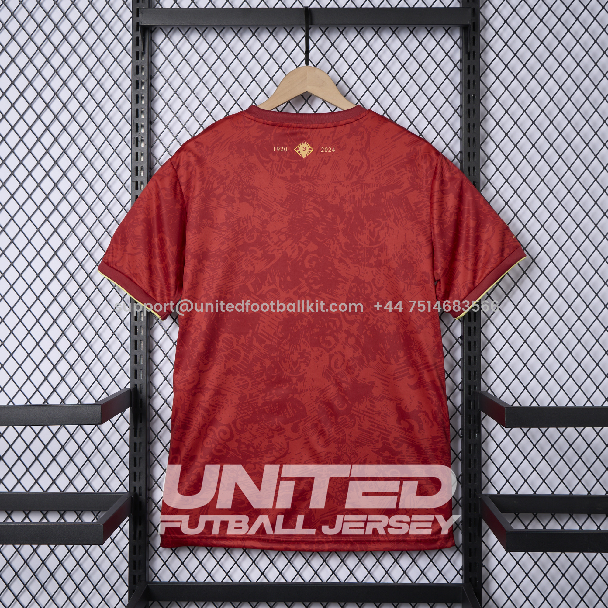 Unitedfootballkit.com | Spain 2024-25 COMMA Red Special Edition Jersey - Fans Version -Customize Name, Number and Patch | Worldwide Shipping