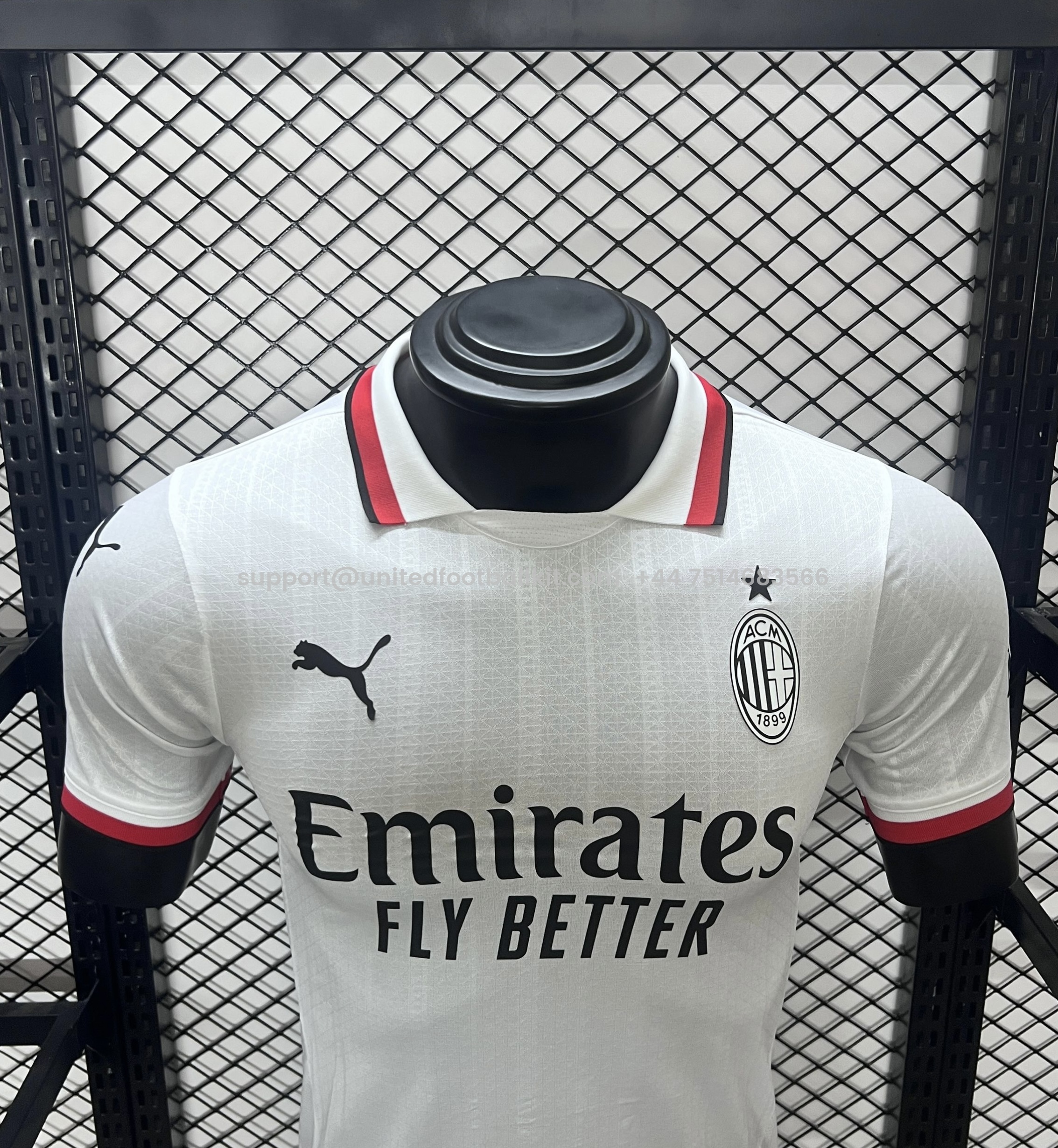 Unitedfootballkit.com | AC Milan 24-25 Away Jersey - Player Version -Customize Name, Number and Patch | Worldwide Shipping