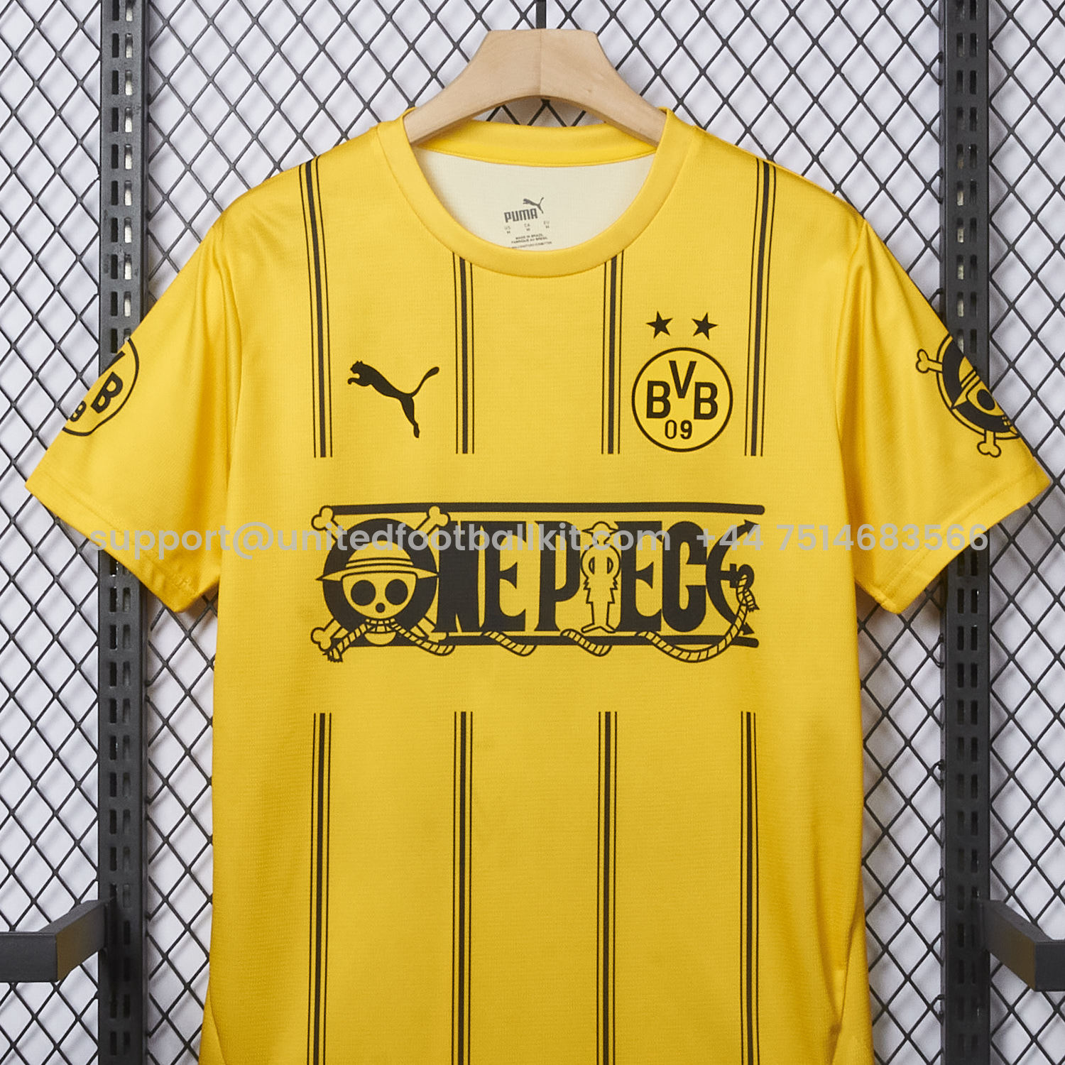 Unitedfootballkit.com | Dortmund x One Piece 24-25 Special Edition Jersey - Fans Version -Customize Name, Number and Patch | Worldwide Shipping