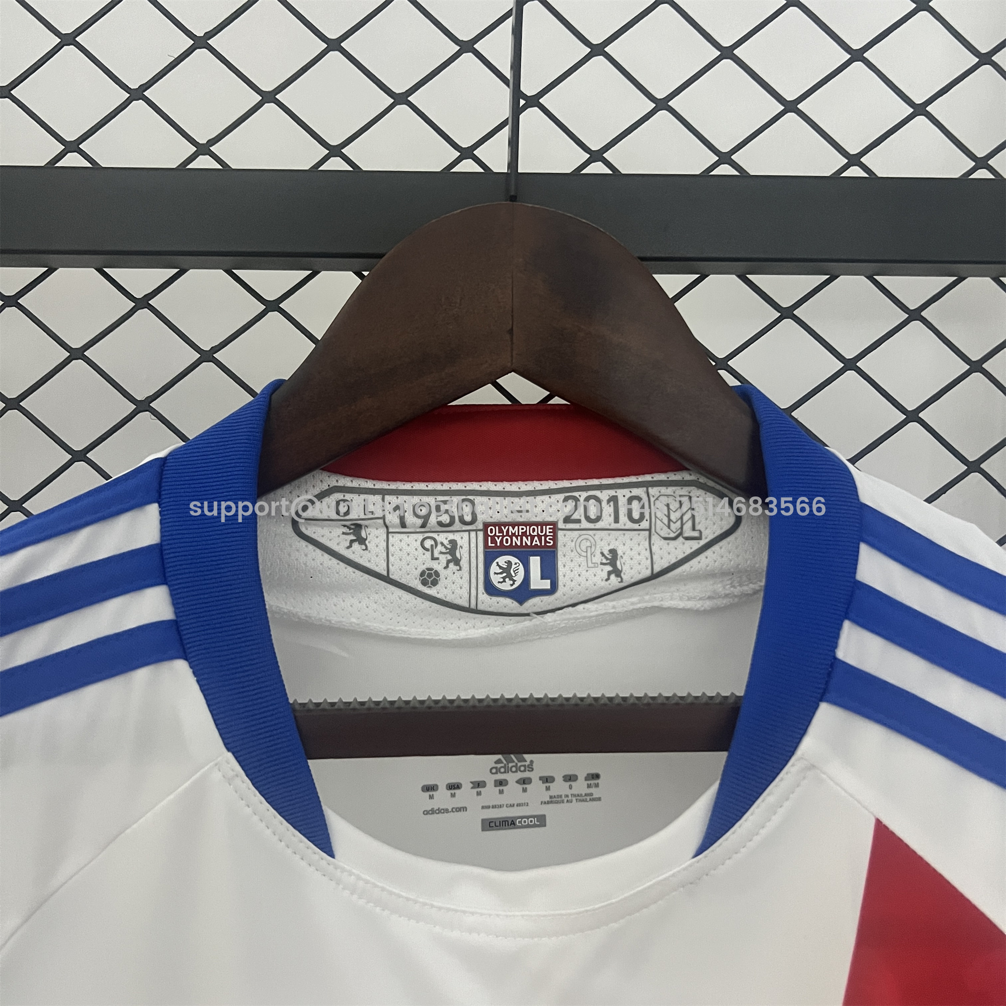 Unitedfootballkit.com | Retro Olympique Lyonnais Lyon 2010-11 Home Jersey -Customize Name, Number and Patch | Worldwide Shipping