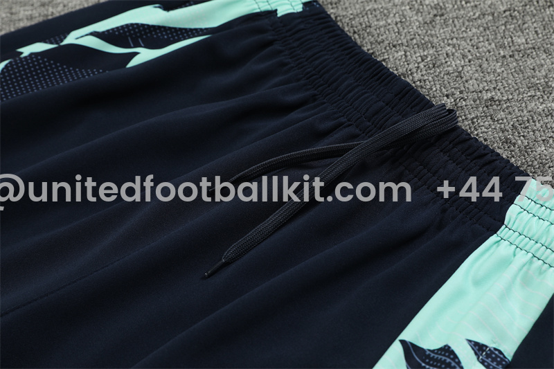 Unitedfootballkit.com | Real Madrid 24-25 Long Sleeve Training Set - Light Green -Customize Name, Number and Patch | Worldwide Shipping