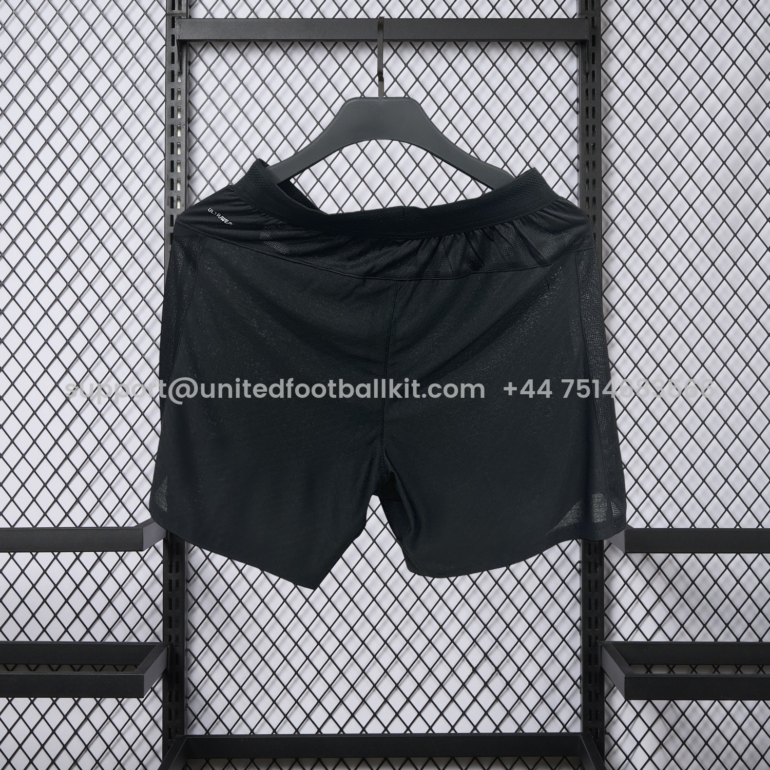 Unitedfootballkit.com | Manchester City 25-26 Away Black Shorts - Player Version -Customize Name, Number and Patch | Worldwide Shipping