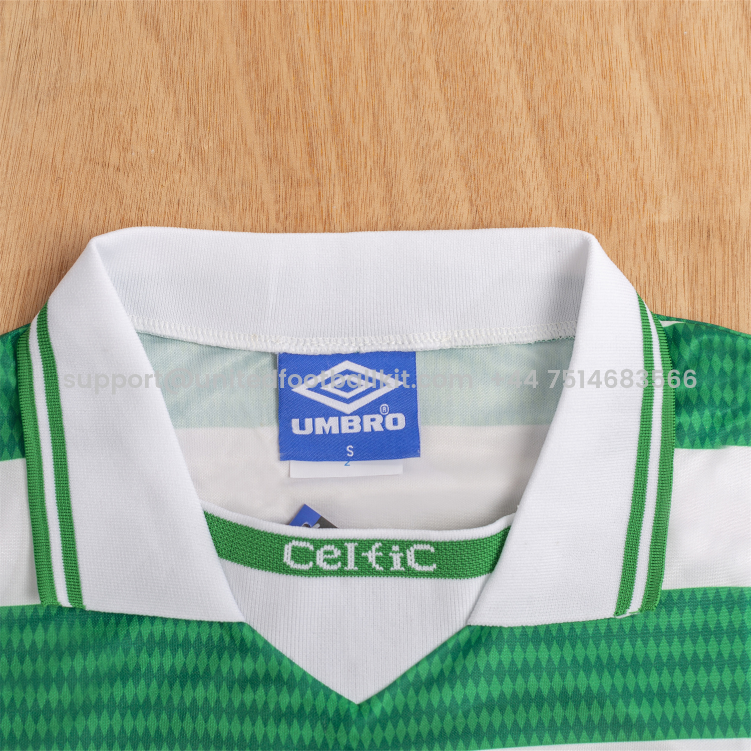 Unitedfootballkit.com | Retro Celtic 1997-99 Home Jersey -Customize Name, Number and Patch | Worldwide Shipping