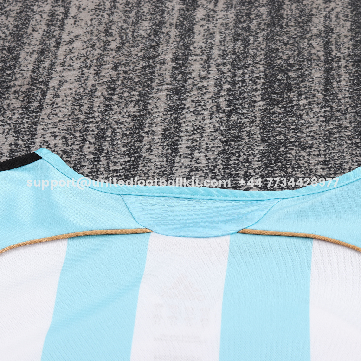 Unitedfootballkit.com | Retro Argentina 2006 Home Kids Kit -Customize Name, Number and Patch | Worldwide Shipping