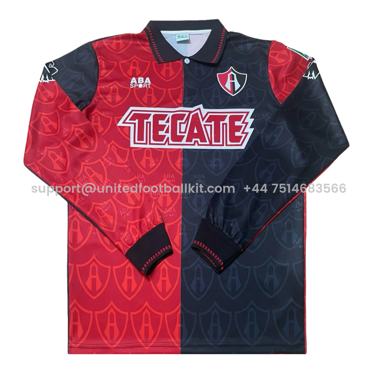 Unitedfootballkit.com | Retro Atlas FC 1994-95 Home Long Sleeves Jersey -Customize Name, Number and Patch | Worldwide Shipping