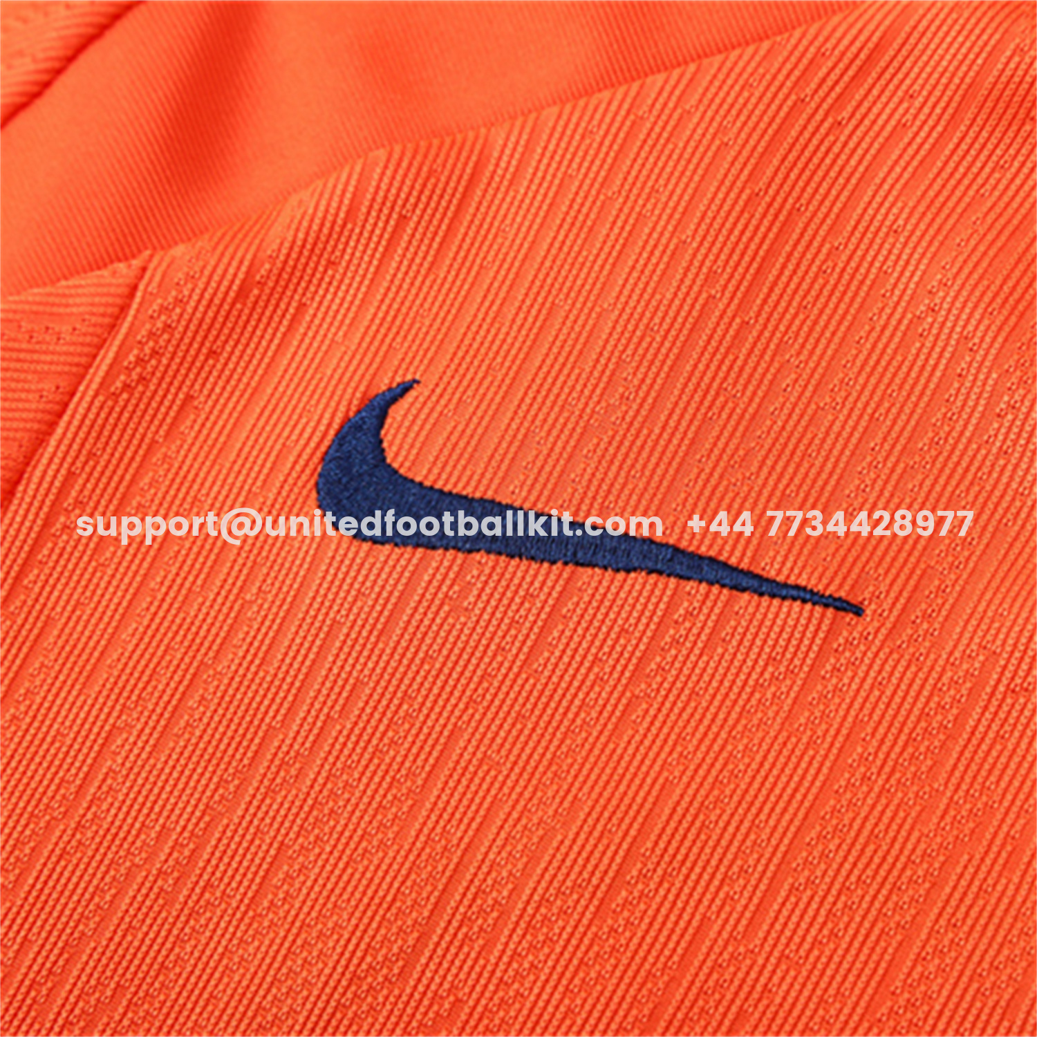 Unitedfootballkit.com | Barcelona 25-26 Kids Long Sleeve Training Set - Orange Top Royal Blue Sponsor & Royal Blue Pants -Customize Name, Number and Patch | Worldwide Shipping