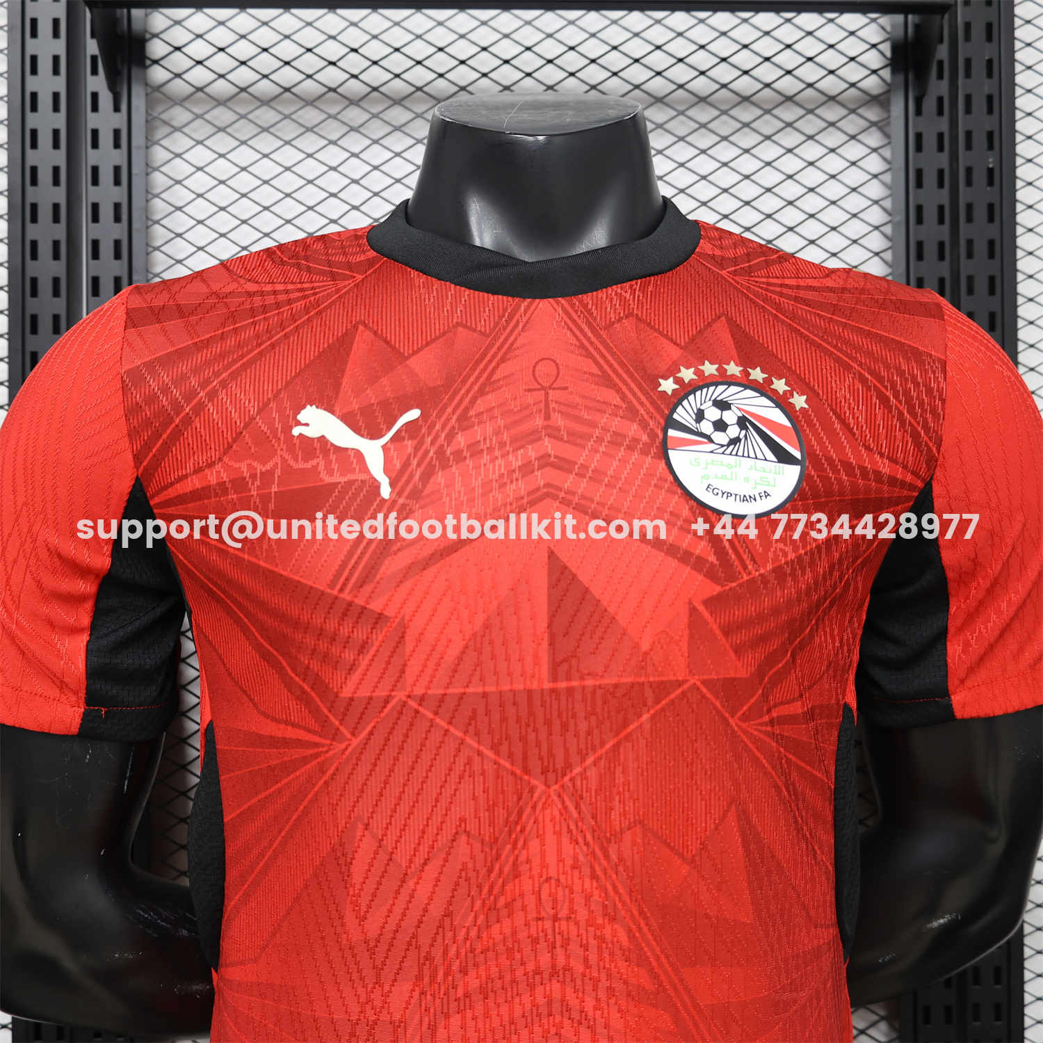Unitedfootballkit.com | Egypt 2026 Home Jersey - Player Version -Customize Name, Number and Patch | Worldwide Shipping