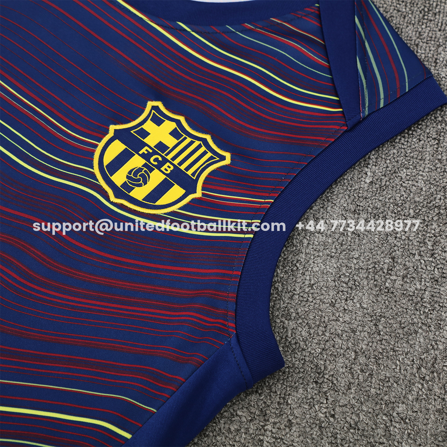 Unitedfootballkit.com | Barcelona 25-26 Short-Sleeve Training Set - Colors Top & Dark Blue With Pink Accents Pants -Customize Name, Number and Patch | Worldwide Shipping