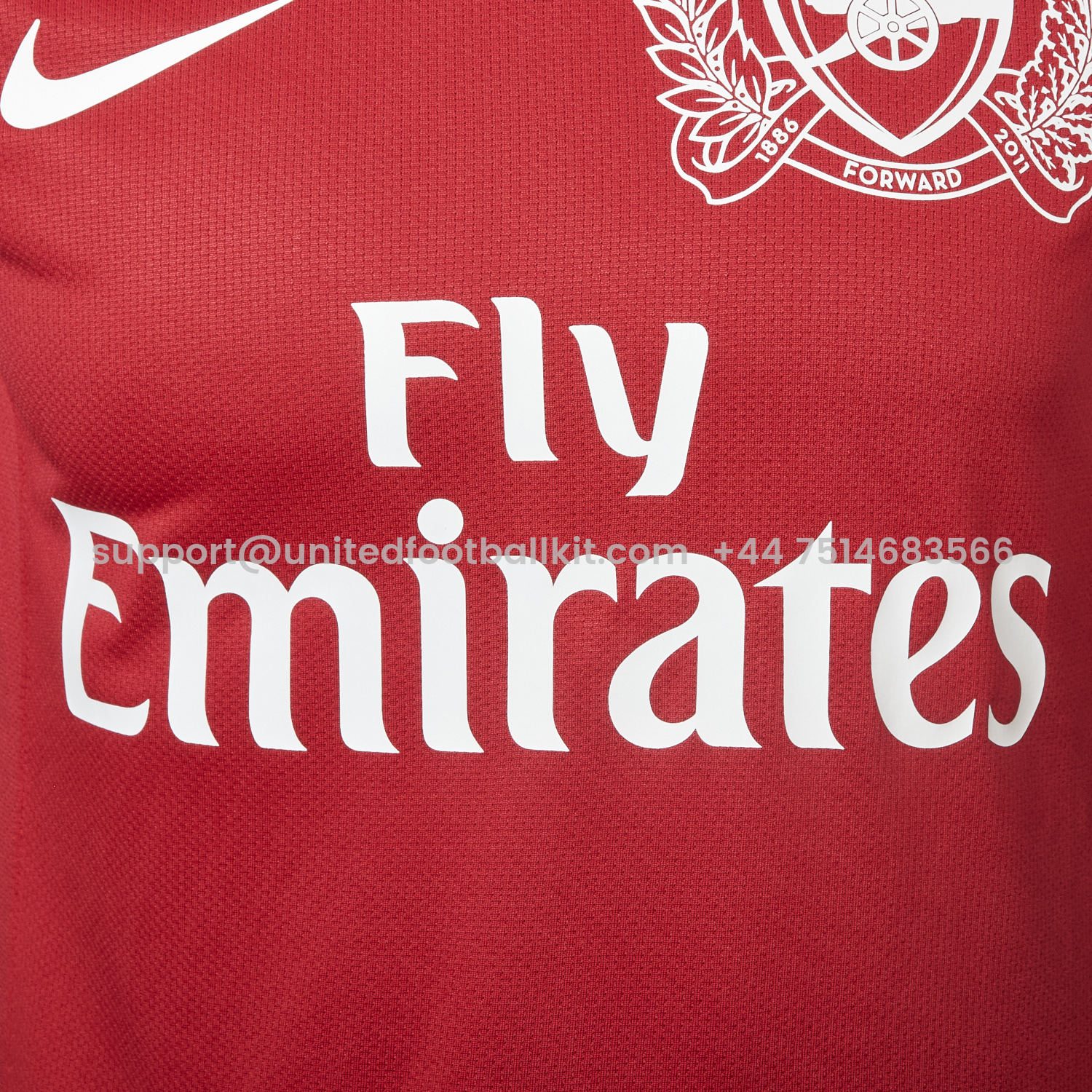 Unitedfootballkit.com | Retro Arsenal 2011-12 Home Jersey - Player Version -Customize Name, Number and Patch | Worldwide Shipping