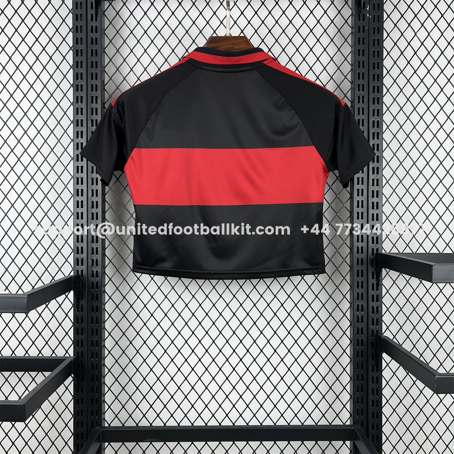 Unitedfootballkit.com | Women's Flamengo 26-27 Home Red And Black Cropped Jersey -Customize Name, Number and Patch | Worldwide Shipping