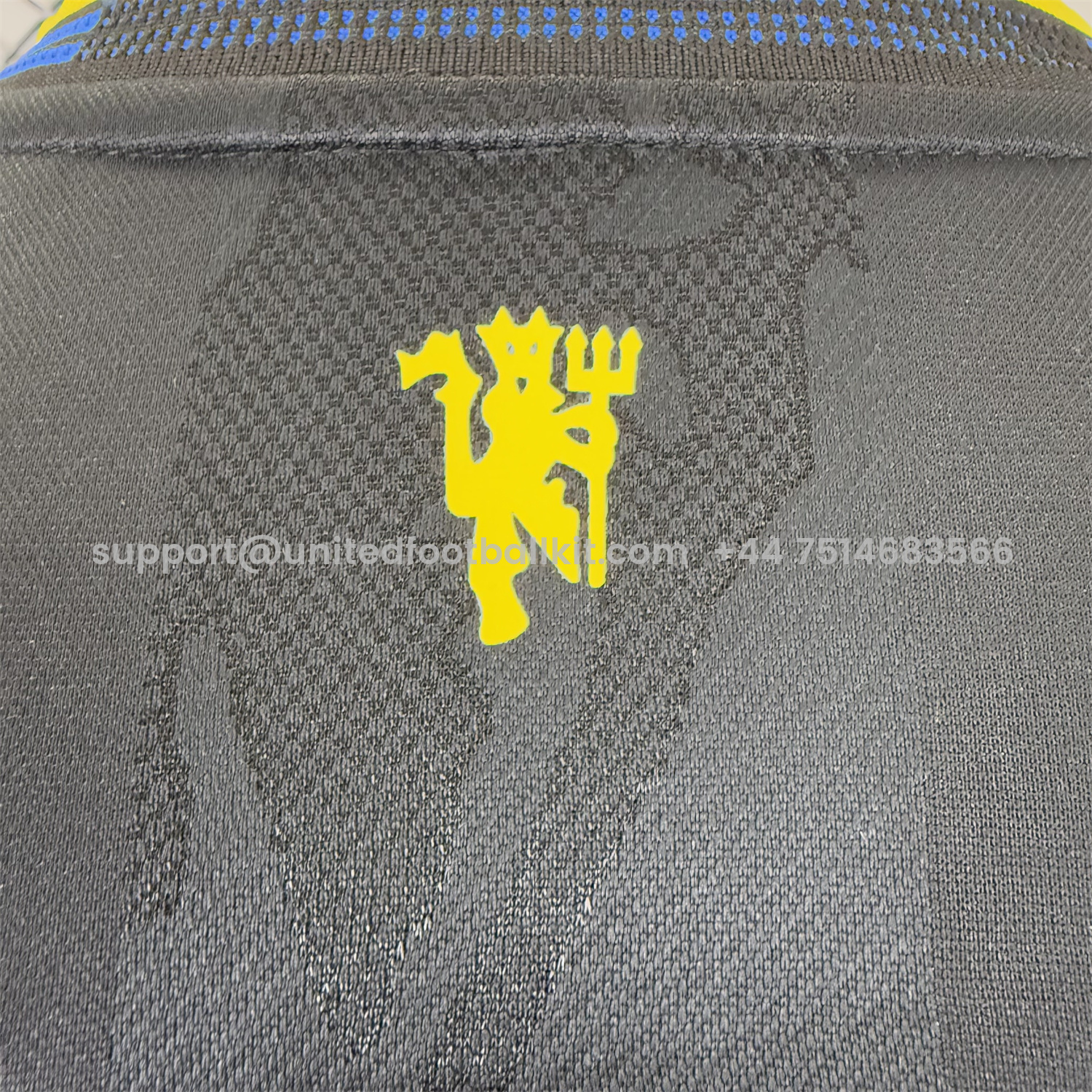 Unitedfootballkit.com | Manchester United 25-26 Third Black Long Sleeves Jersey - Player Version -Customize Name, Number and Patch | Worldwide Shipping