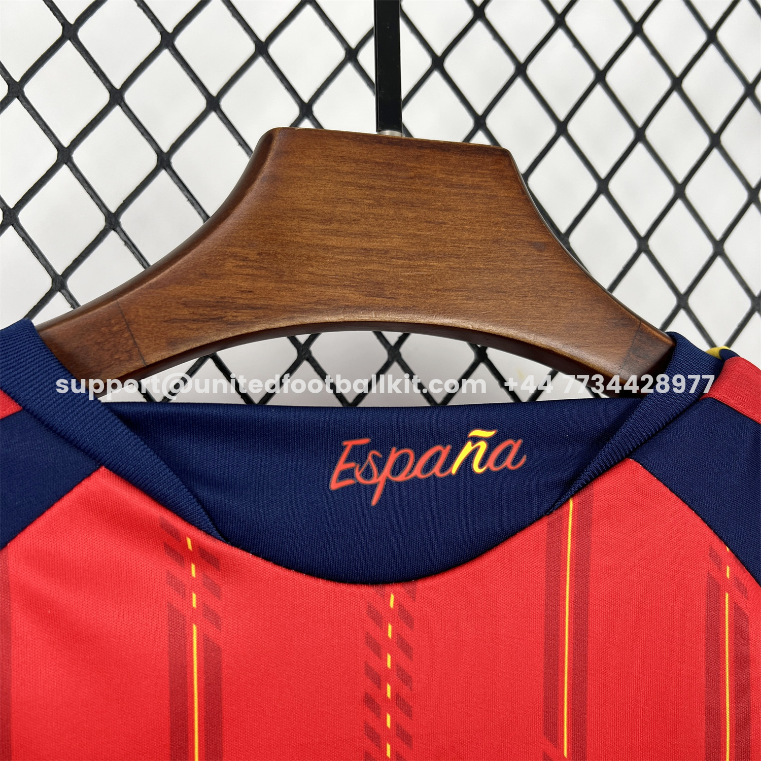 Unitedfootballkit.com | Spain 2026 Home Kids Kit -Customize Name, Number and Patch | Worldwide Shipping