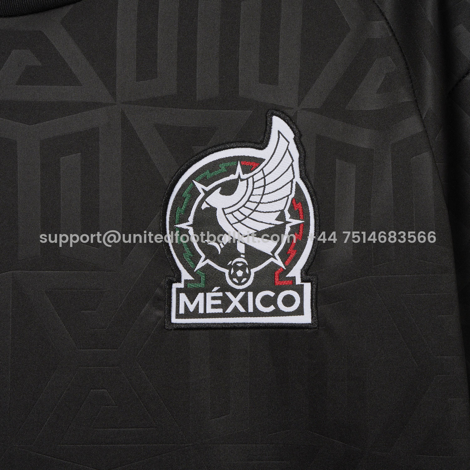 Unitedfootballkit.com | Mexico 25-26 Thire Colors Trefoil Black Special Jersey - Fans Version -Customize Name, Number and Patch | Worldwide Shipping