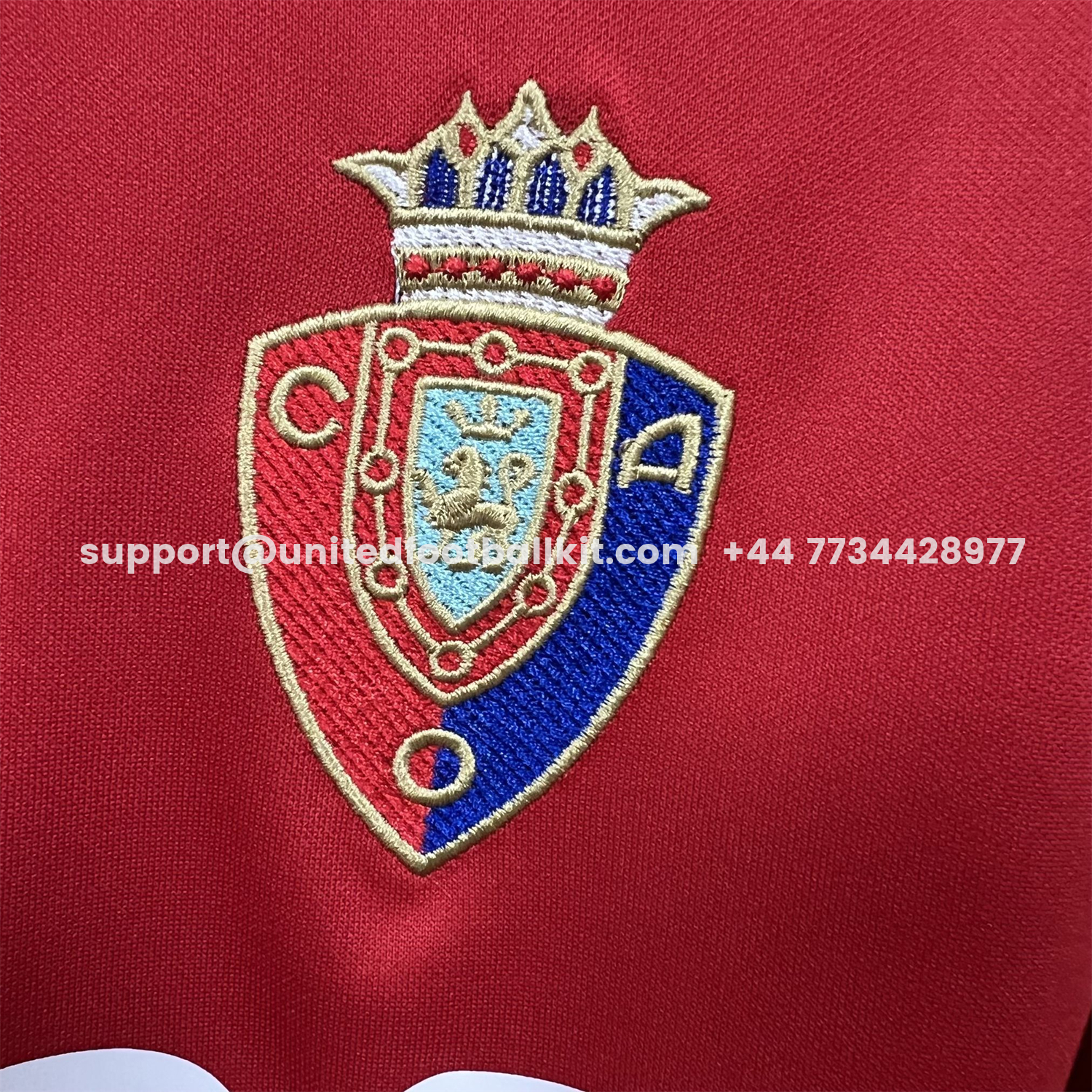 Unitedfootballkit.com | Osasuna 25-26 Retro Style Jersey - Fans Version -Customize Name, Number and Patch | Worldwide Shipping