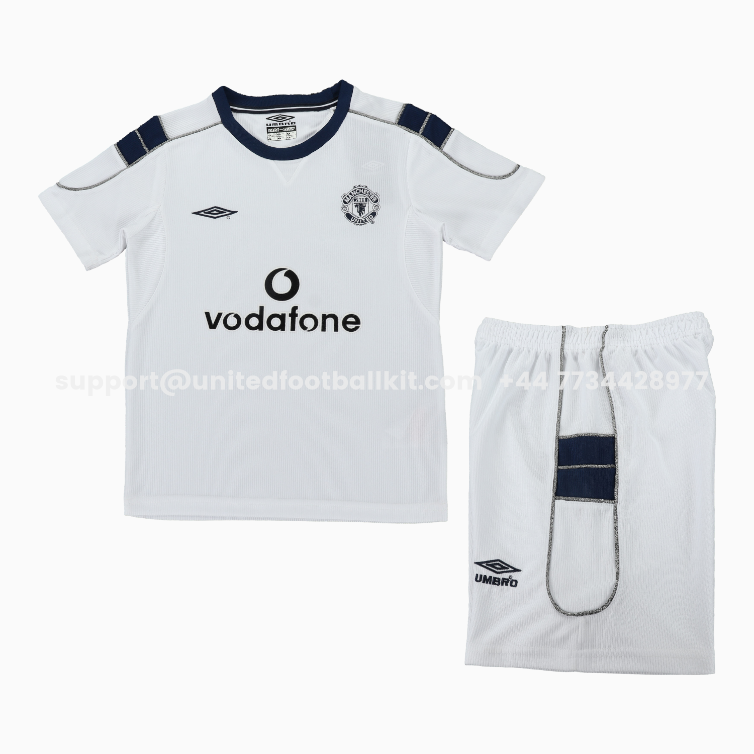 Unitedfootballkit.com | Retro Manchester United 2003-05 Away Kids Kit -Customize Name, Number and Patch | Worldwide Shipping