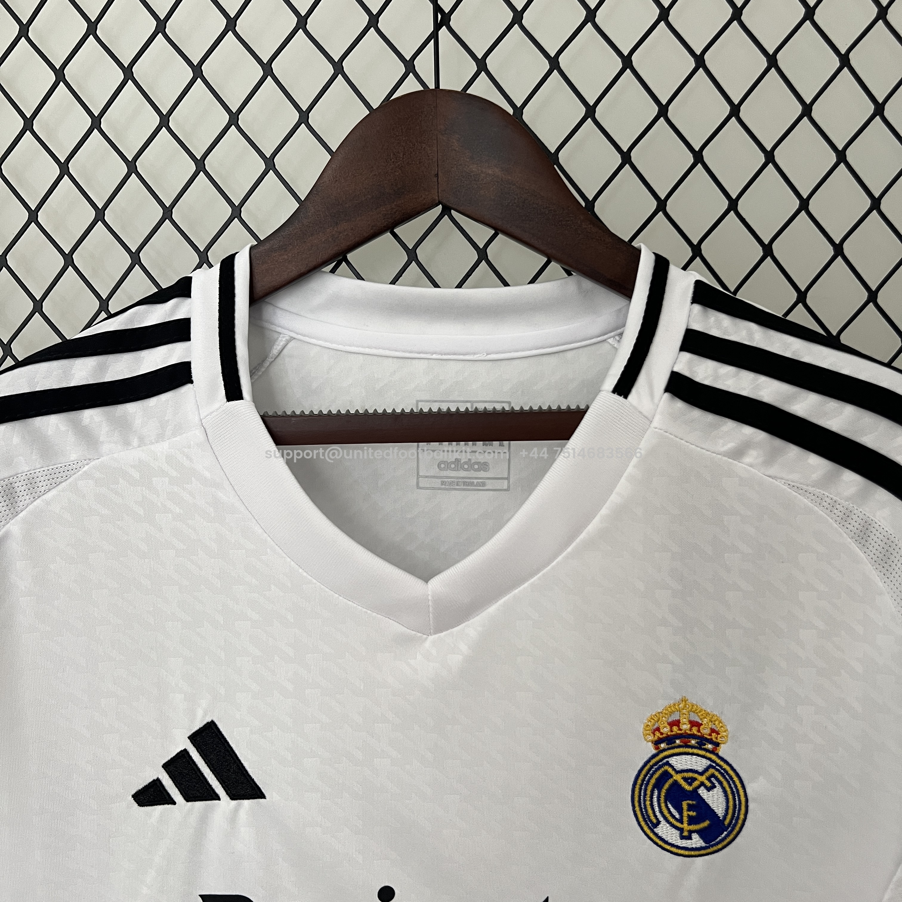 Unitedfootballkit.com | Women's Real Madrid 24-25 Home Stadium Jersey -Customize Name, Number and Patch | Worldwide Shipping