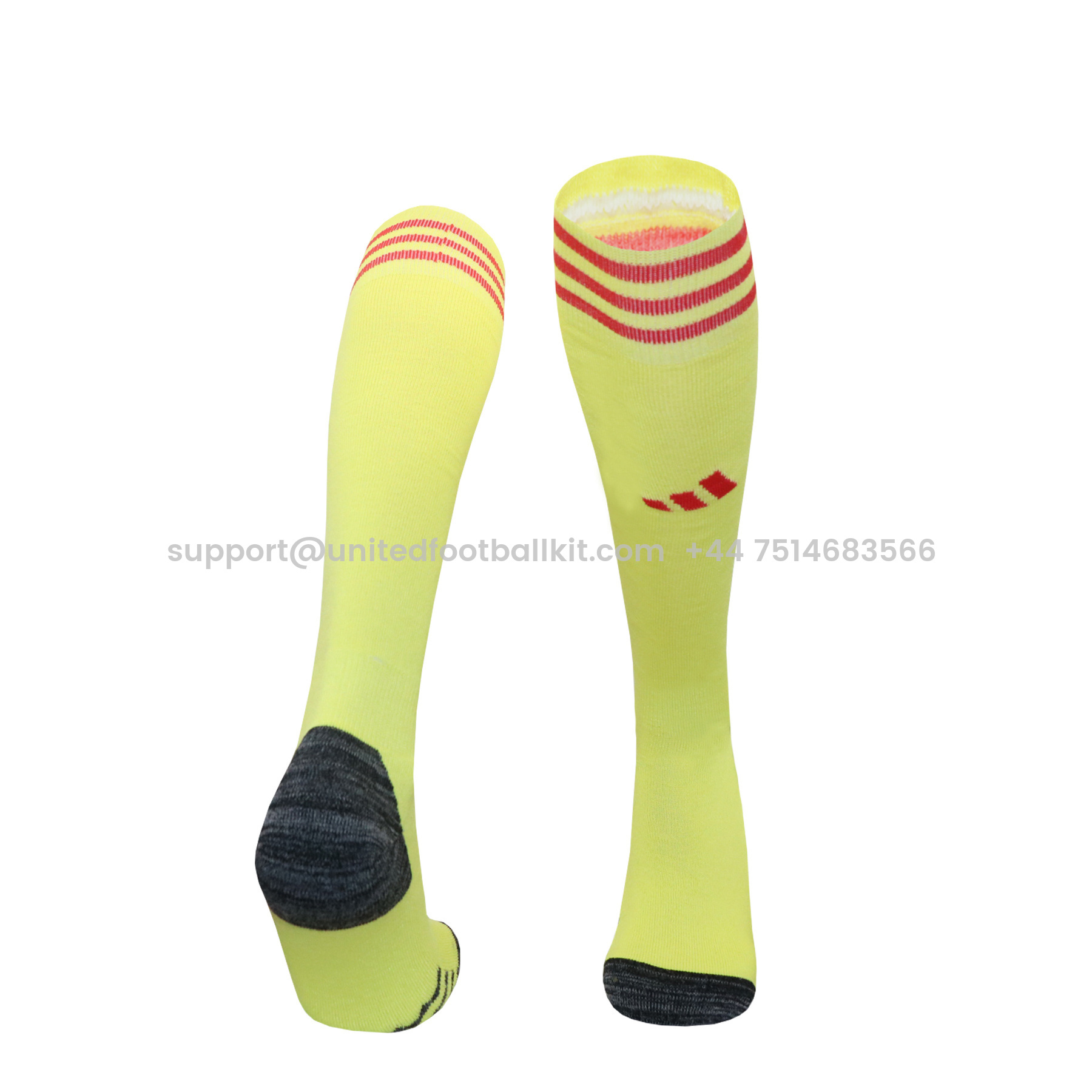 Unitedfootballkit.com | Bayern Munich 24-25 Goalkeeper GK Socks - Yellow -Customize Name, Number and Patch | Worldwide Shipping