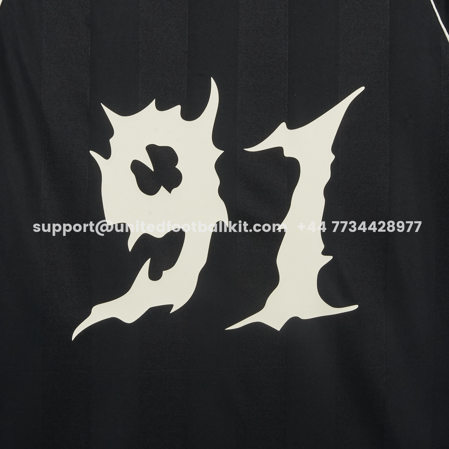 Unitedfootballkit.com | The Prodigy 2026 Black Football Jersey - Fans Version -Customize Name, Number and Patch | Worldwide Shipping
