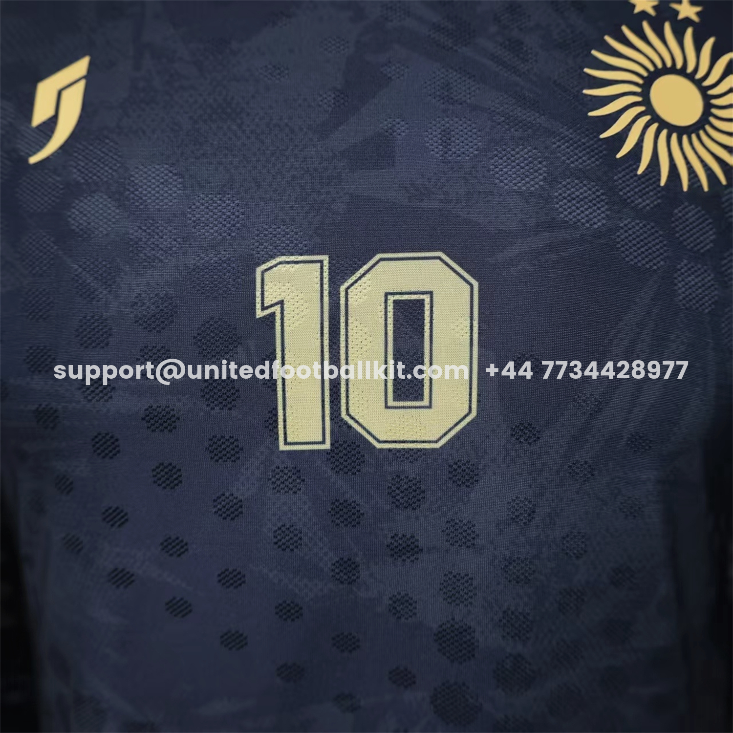 Unitedfootballkit.com | Argentina 2026 Black Maradona Special Kit - Player Version -Customize Name, Number and Patch | Worldwide Shipping