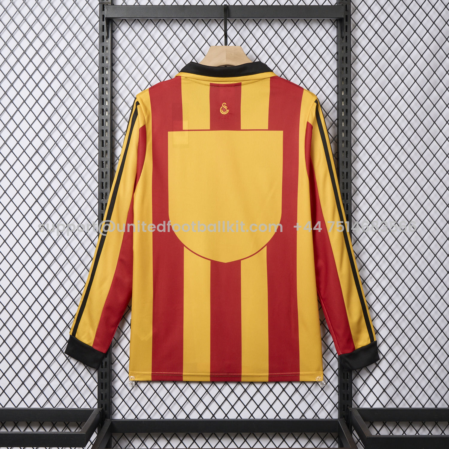 Unitedfootballkit.com | Retro Galatasaray 1999-00 Home Long Sleeves Jersey -Customize Name, Number and Patch | Worldwide Shipping