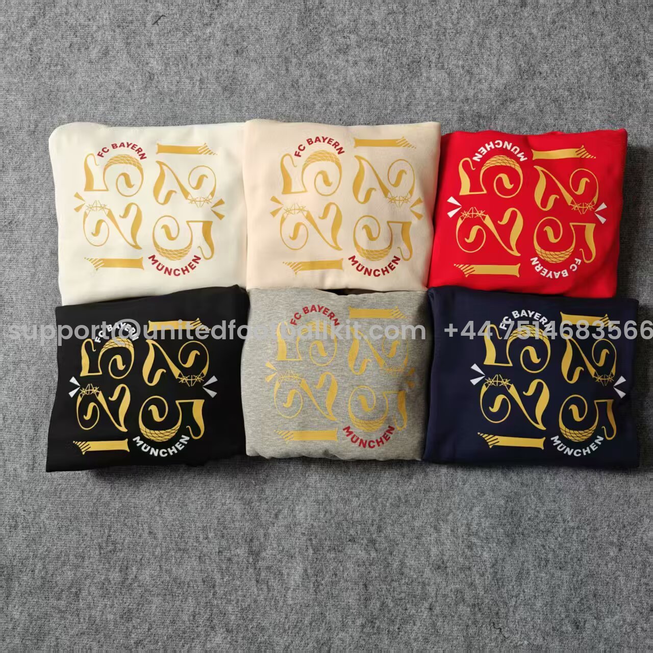 Unitedfootballkit.com | Bayern Munich 2025 125th Anniversary Unisex Pullover Hoodie -Customize Name, Number and Patch | Worldwide Shipping