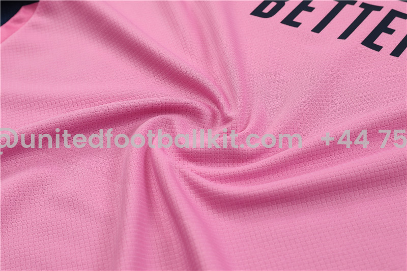 Unitedfootballkit.com | Arsenal 24-25 Short-Sleeve Training Kids Kit - Pink -Customize Name, Number and Patch | Worldwide Shipping