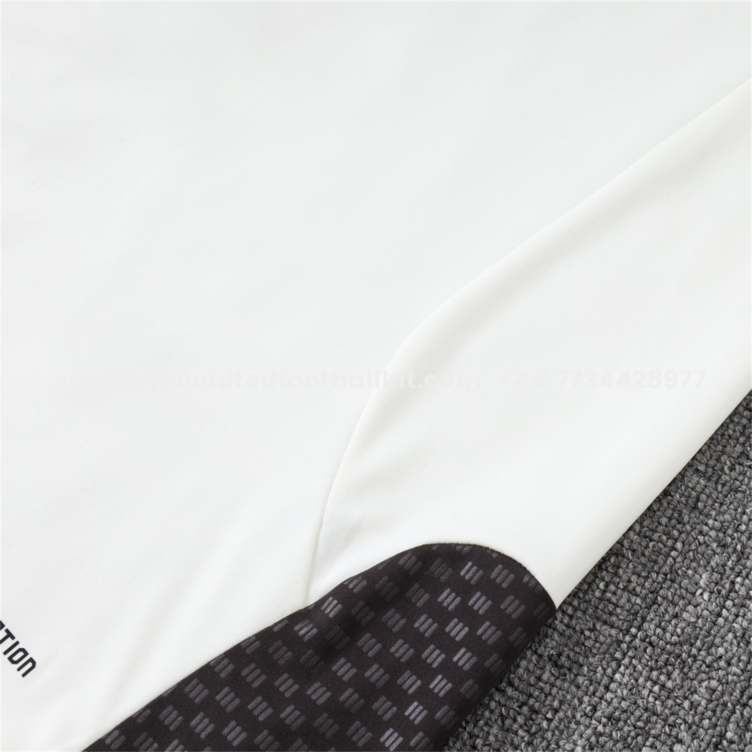 Unitedfootballkit.com | Flamengo 2026 Long Sleeve Training Set - White Top & Black Pants -Customize Name, Number and Patch | Worldwide Shipping