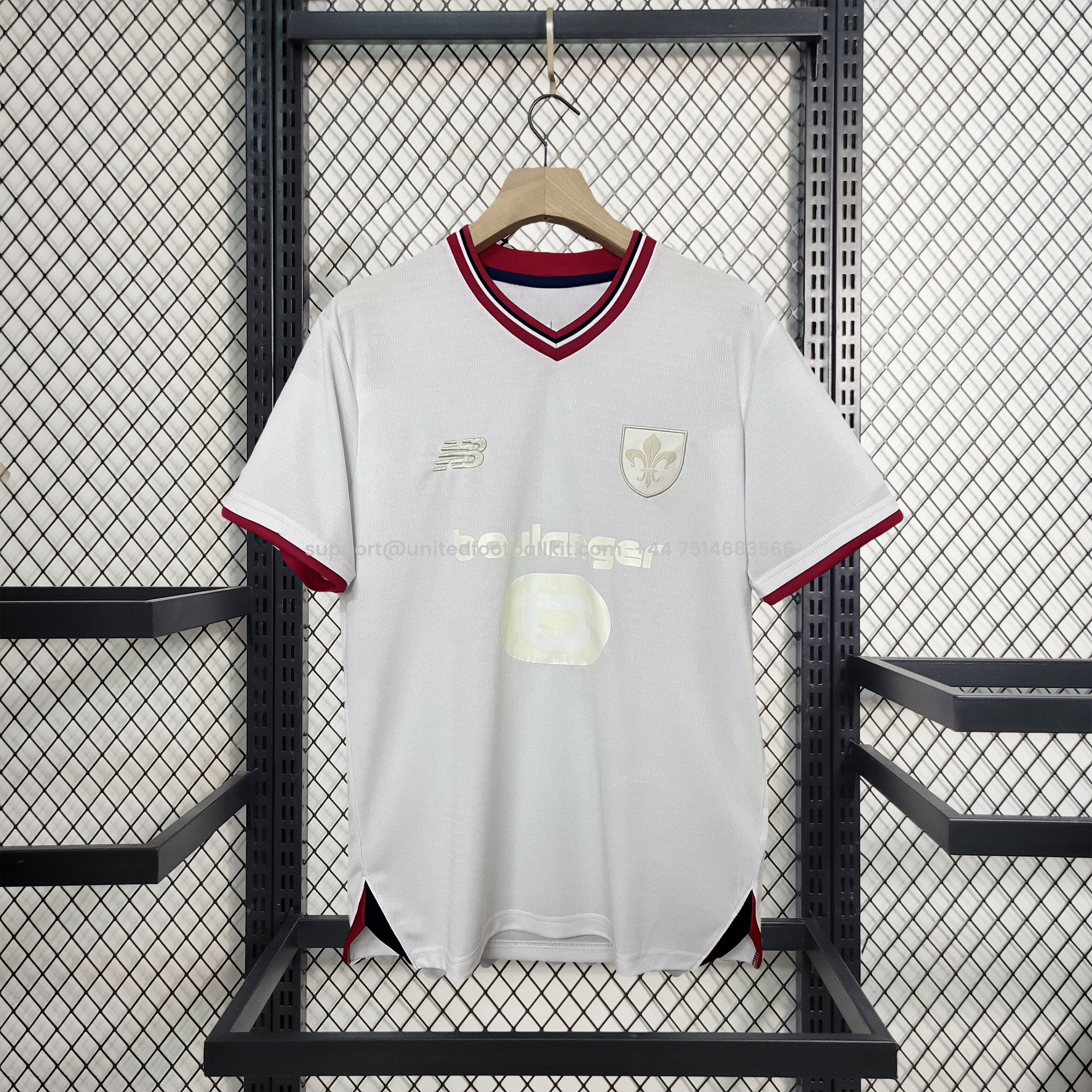 Unitedfootballkit.com | Lille LOSC 24-25 Special 80-Year Anniversary Jersey - Fans Version -Customize Name, Number and Patch | Worldwide Shipping