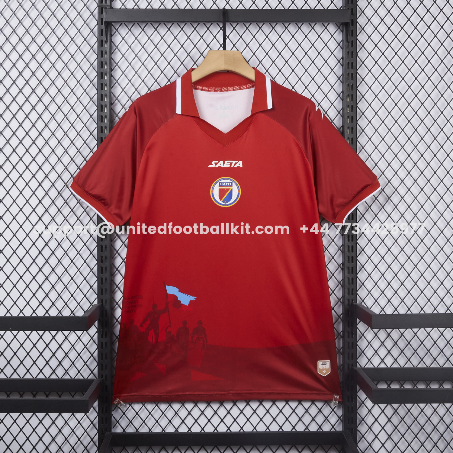 Unitedfootballkit.com | Haiti 26-27 Third Jersey - Fans Version -Customize Name, Number and Patch | Worldwide Shipping