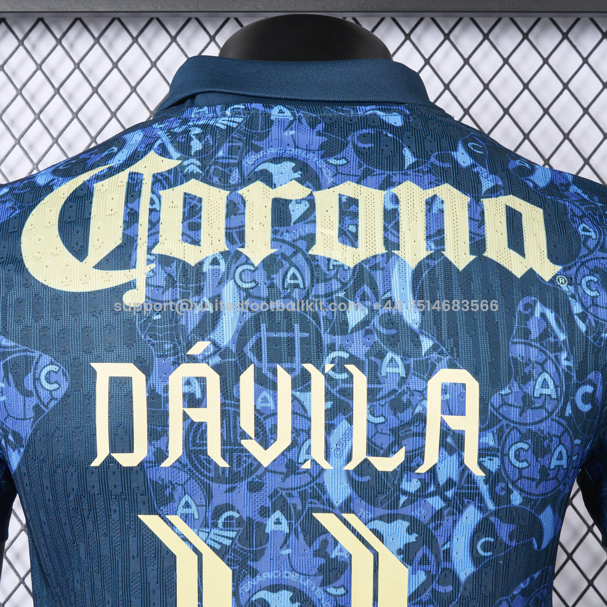 Unitedfootballkit.com | 【New Patches】Club América 24-25 Away Jersey - Player Version -Customize Name, Number and Patch | Worldwide Shipping