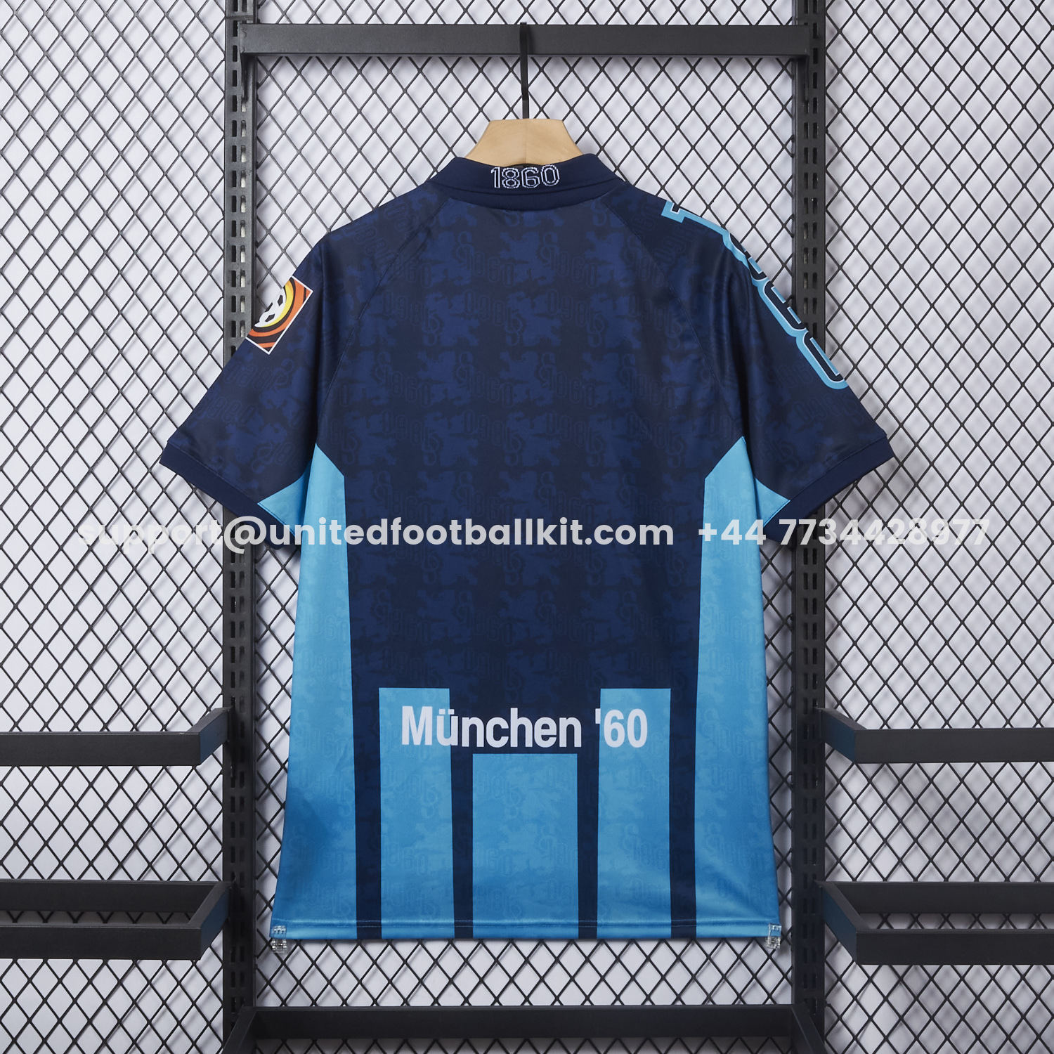 Unitedfootballkit.com | Retro TSV 1860 München Munich 1996 Away Jersey -Customize Name, Number and Patch | Worldwide Shipping