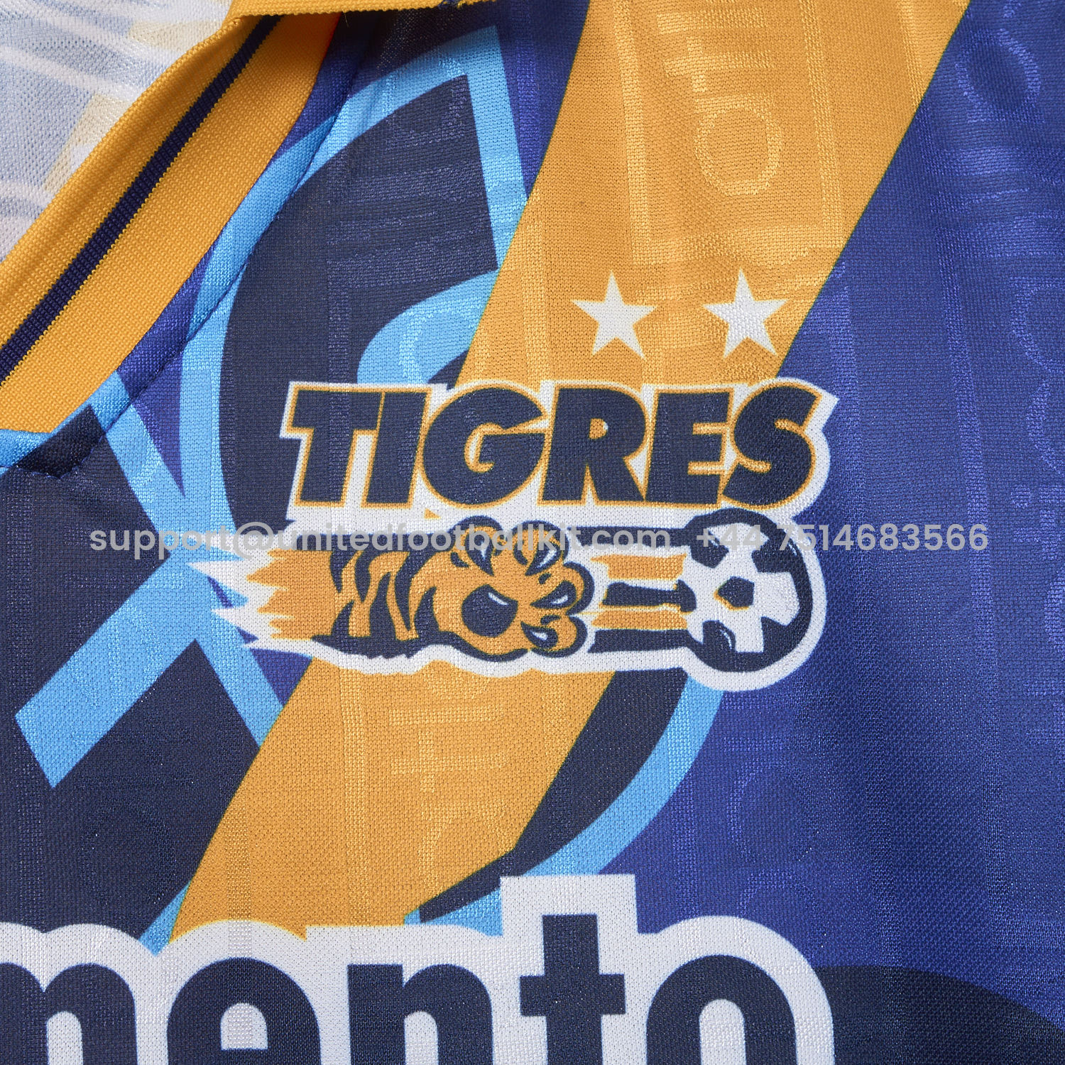 Unitedfootballkit.com | Retro Tigres UANL 1997-98 Away Jersey -Customize Name, Number and Patch | Worldwide Shipping