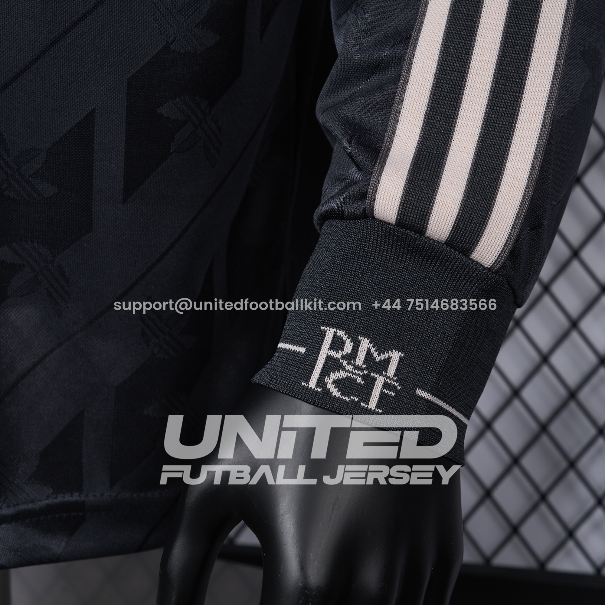Unitedfootballkit.com | Real Madrid 24-25 Originals LFSTLR Long Sleeve Charcoal Jersey - Player Version -Customize Name, Number and Patch | Worldwide Shipping