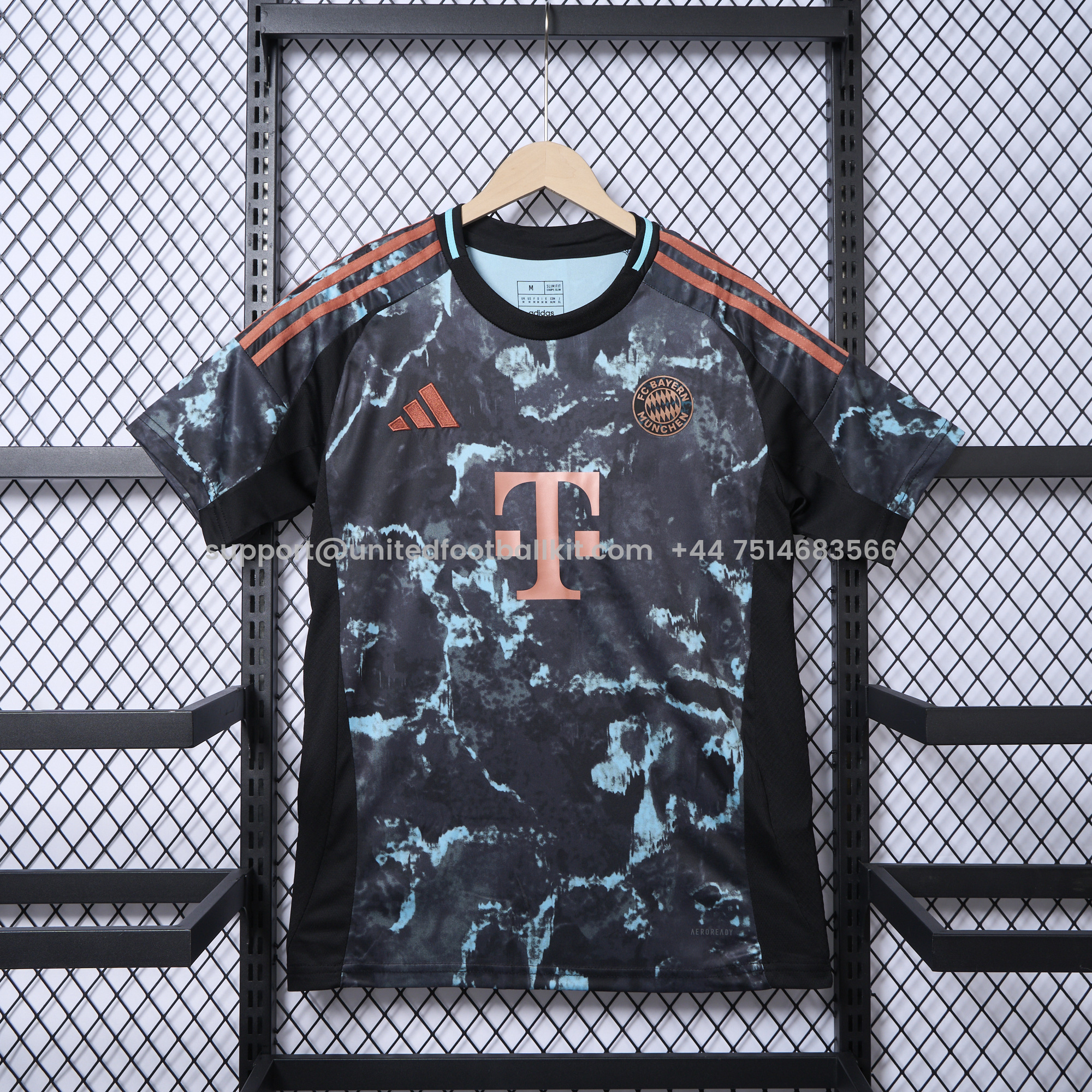 Unitedfootballkit.com | Bayern Munich 24-25 Away Jersey - Fans Version -Customize Name, Number and Patch | Worldwide Shipping