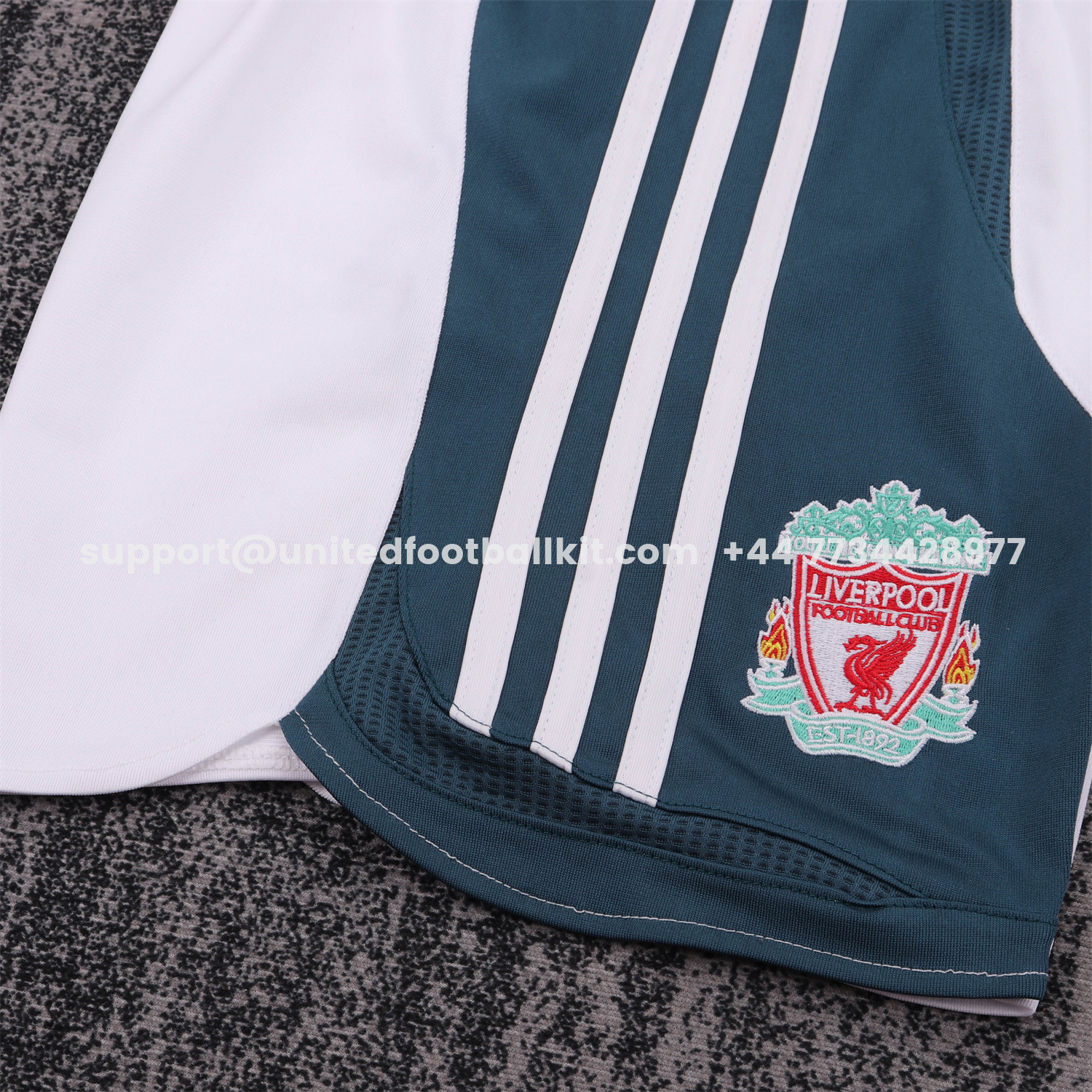 Unitedfootballkit.com | Retro Liver.pool 2006-08 Away Kids Kit -Customize Name, Number and Patch | Worldwide Shipping