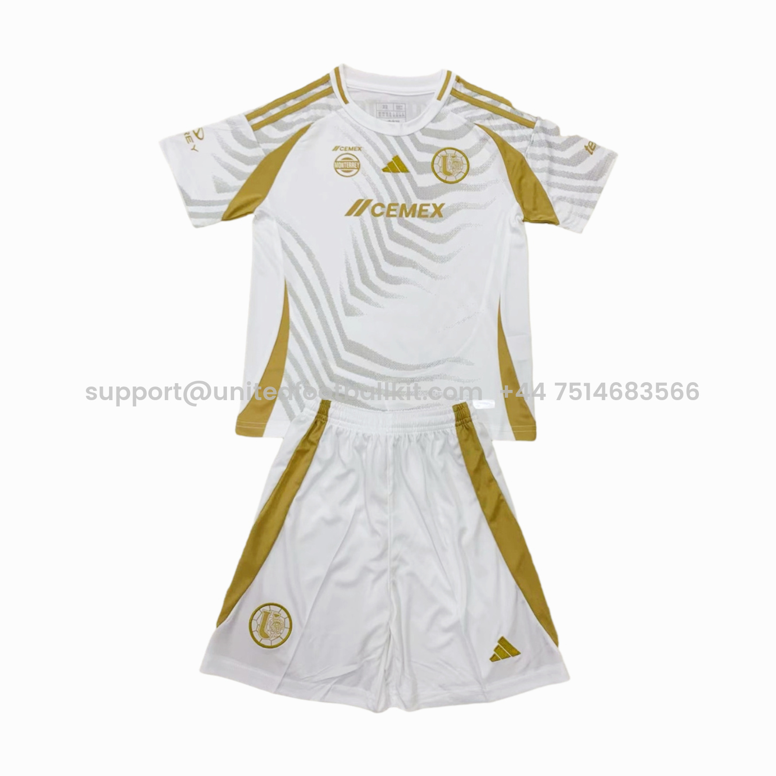 Unitedfootballkit.com | Tigres UANL 24-25 Third Kids Kit -Customize Name, Number and Patch | Worldwide Shipping
