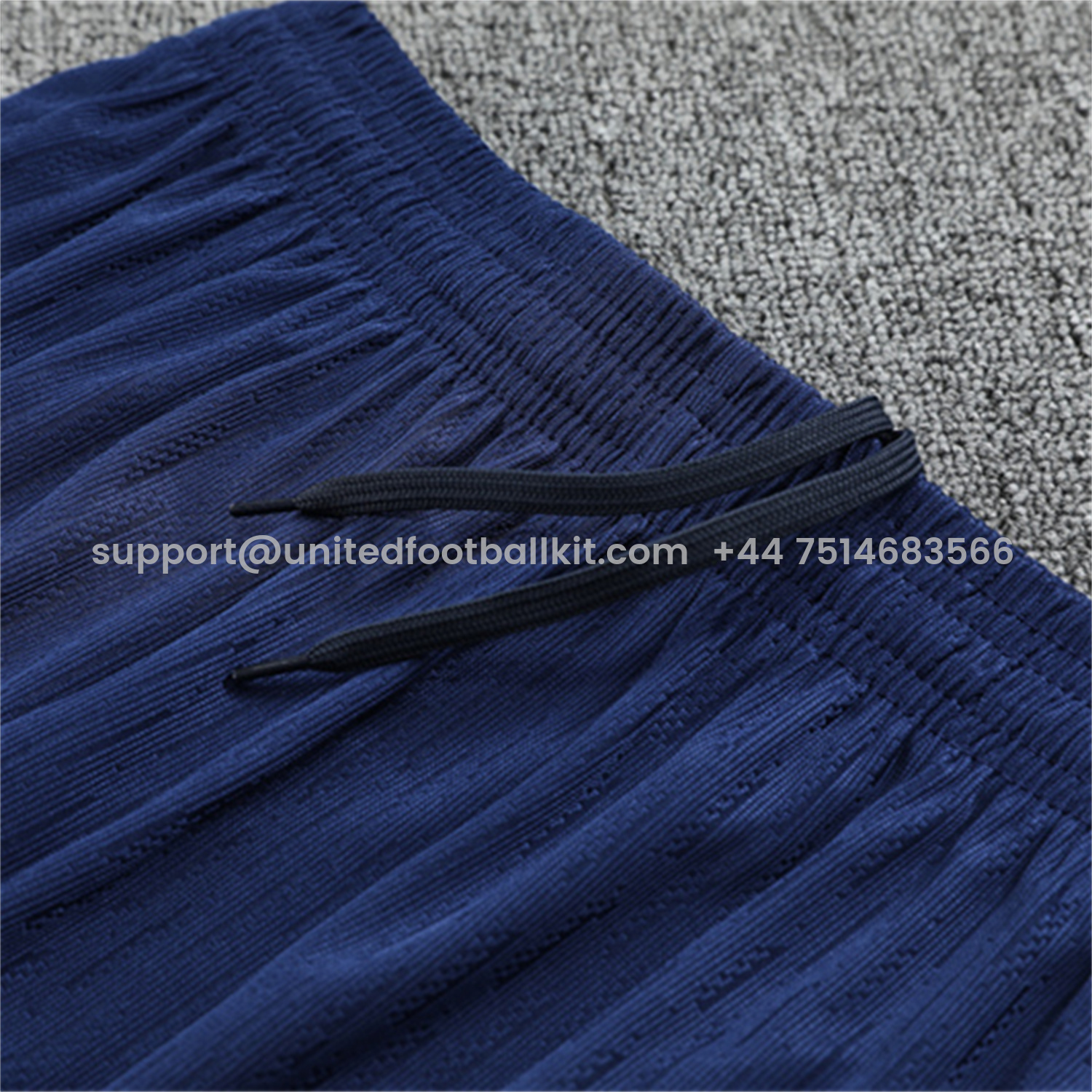 Unitedfootballkit.com | Barcelona 25-26 Kid Long Sleeves Training Set - Royal Blue Top & Royal Blue Pants -Customize Name, Number and Patch | Worldwide Shipping