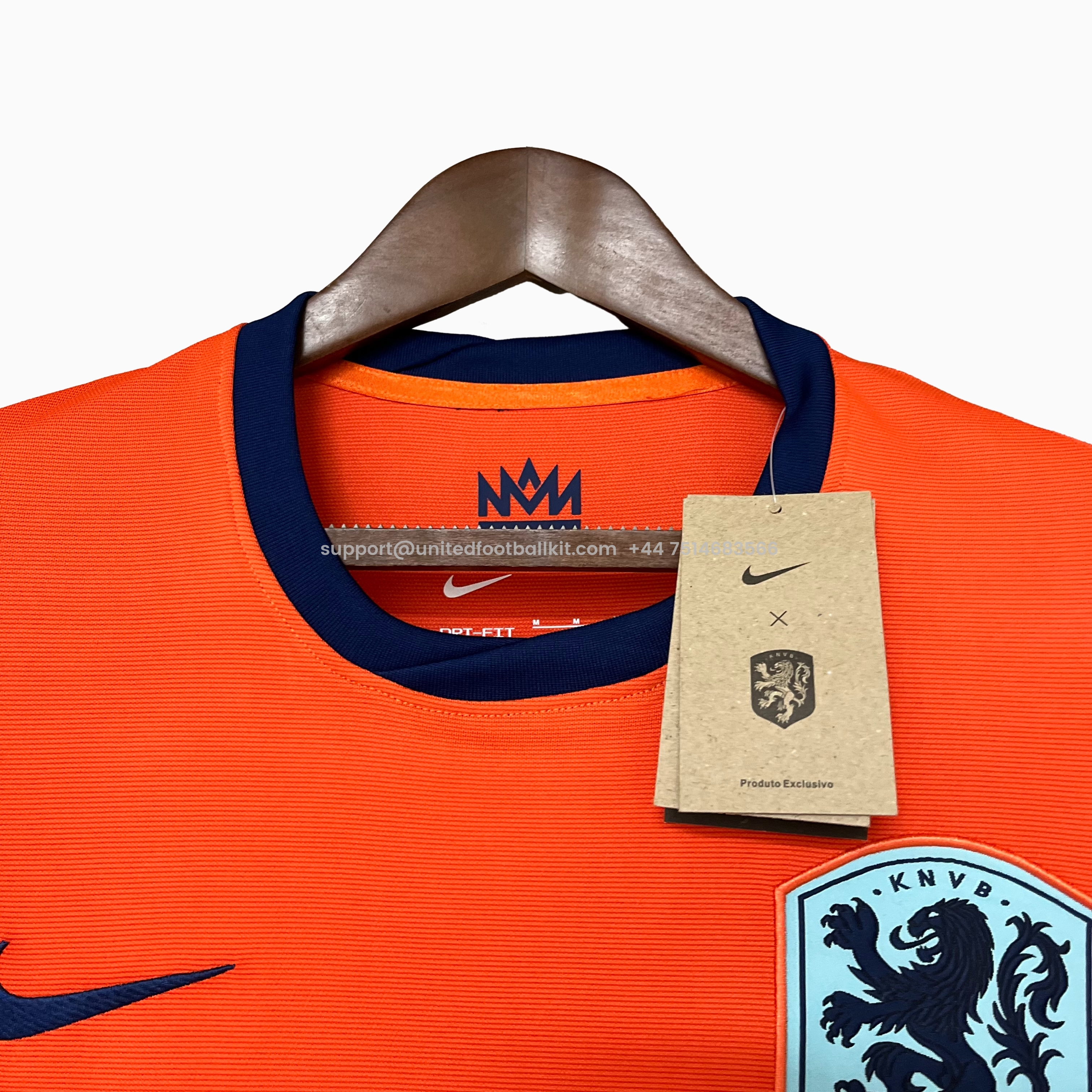 Unitedfootballkit.com | Netherlands 2024 Home Stadium Jersey - Fans Version -Customize Name, Number and Patch | Worldwide Shipping