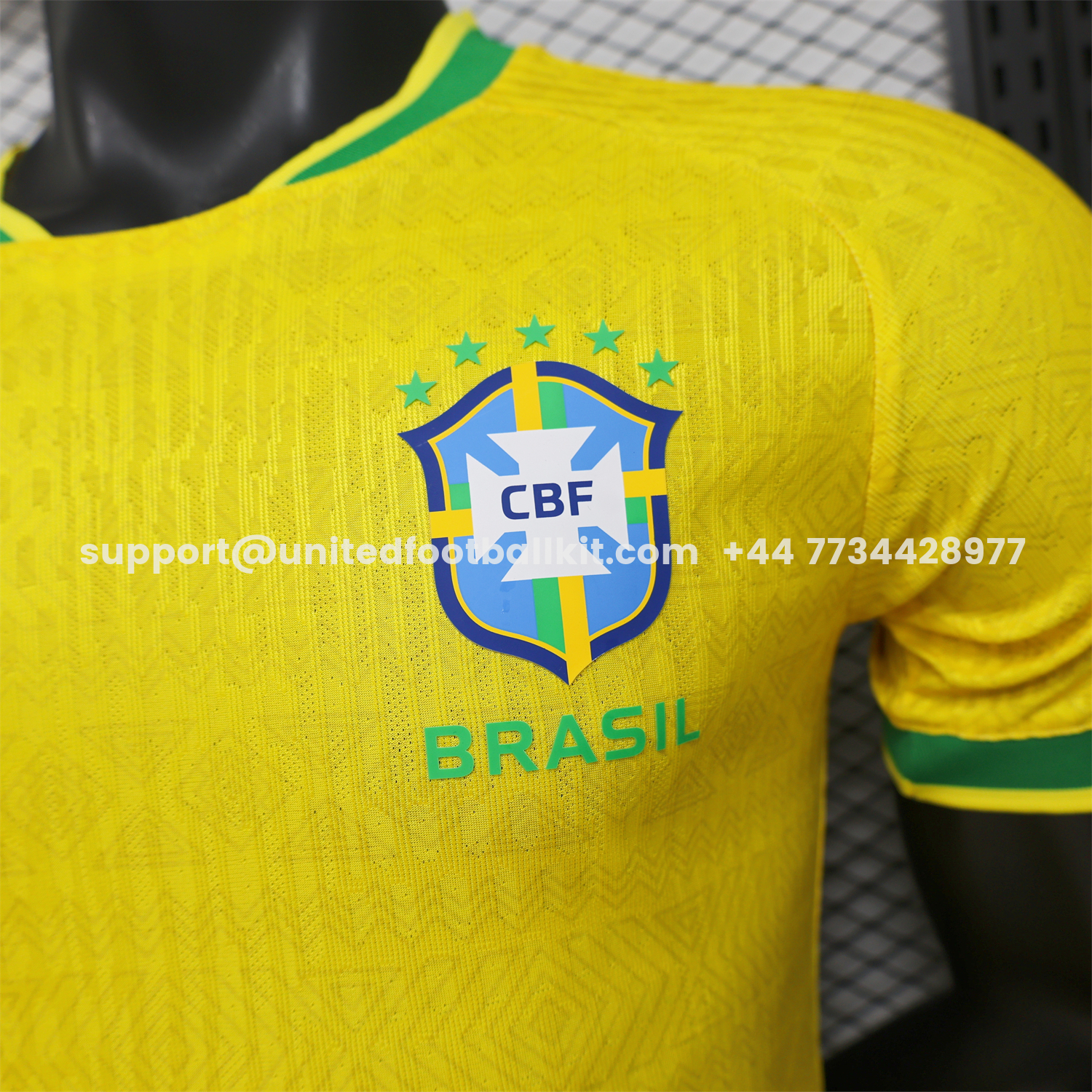 Unitedfootballkit.com | Brazil 2026 Green Edge Yellow Special Jersey - Player Version -Customize Name, Number and Patch | Worldwide Shipping