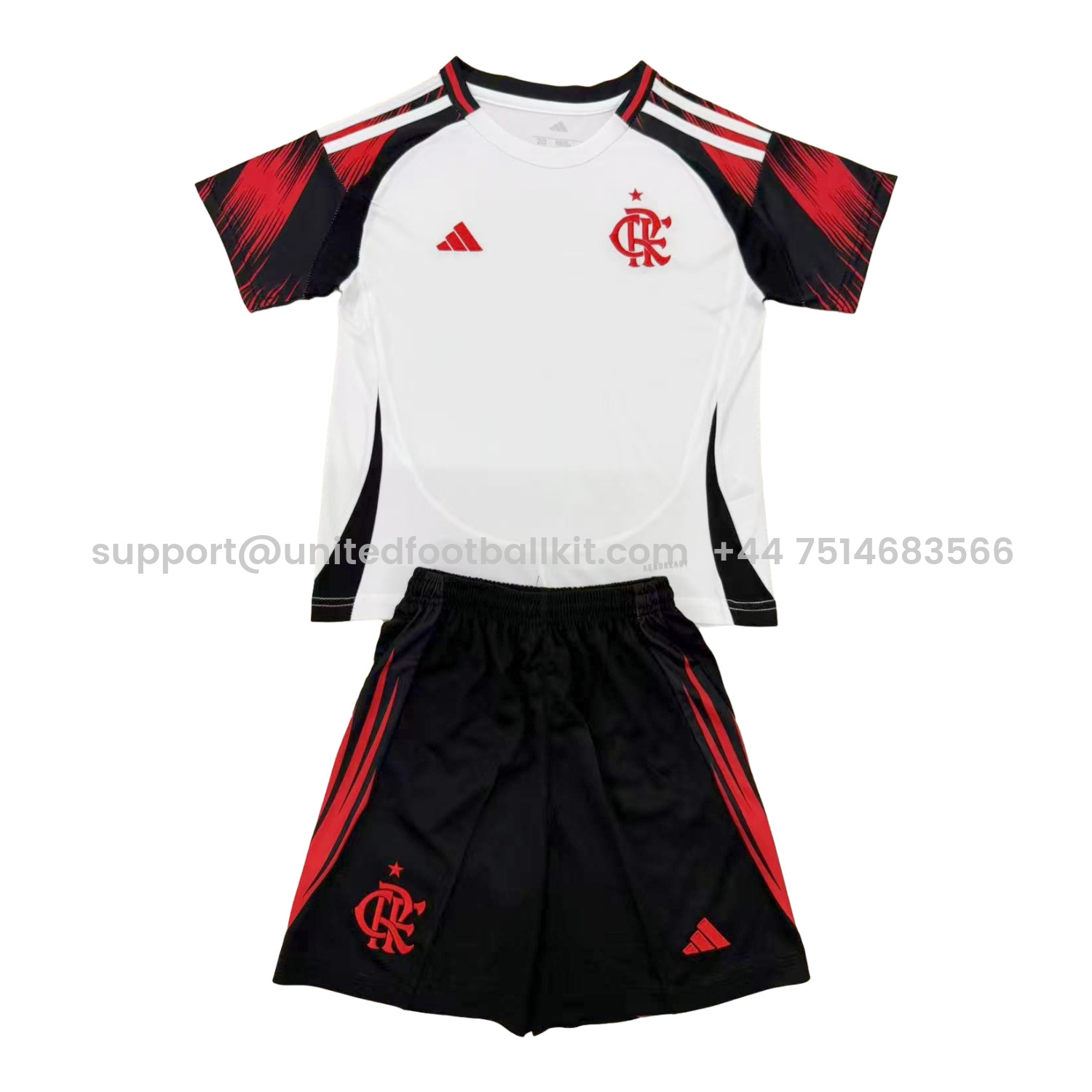 Unitedfootballkit.com | Flamengo 25-26 Away Men's Adult Jersey Set - Fans Version -Customize Name, Number and Patch | Worldwide Shipping