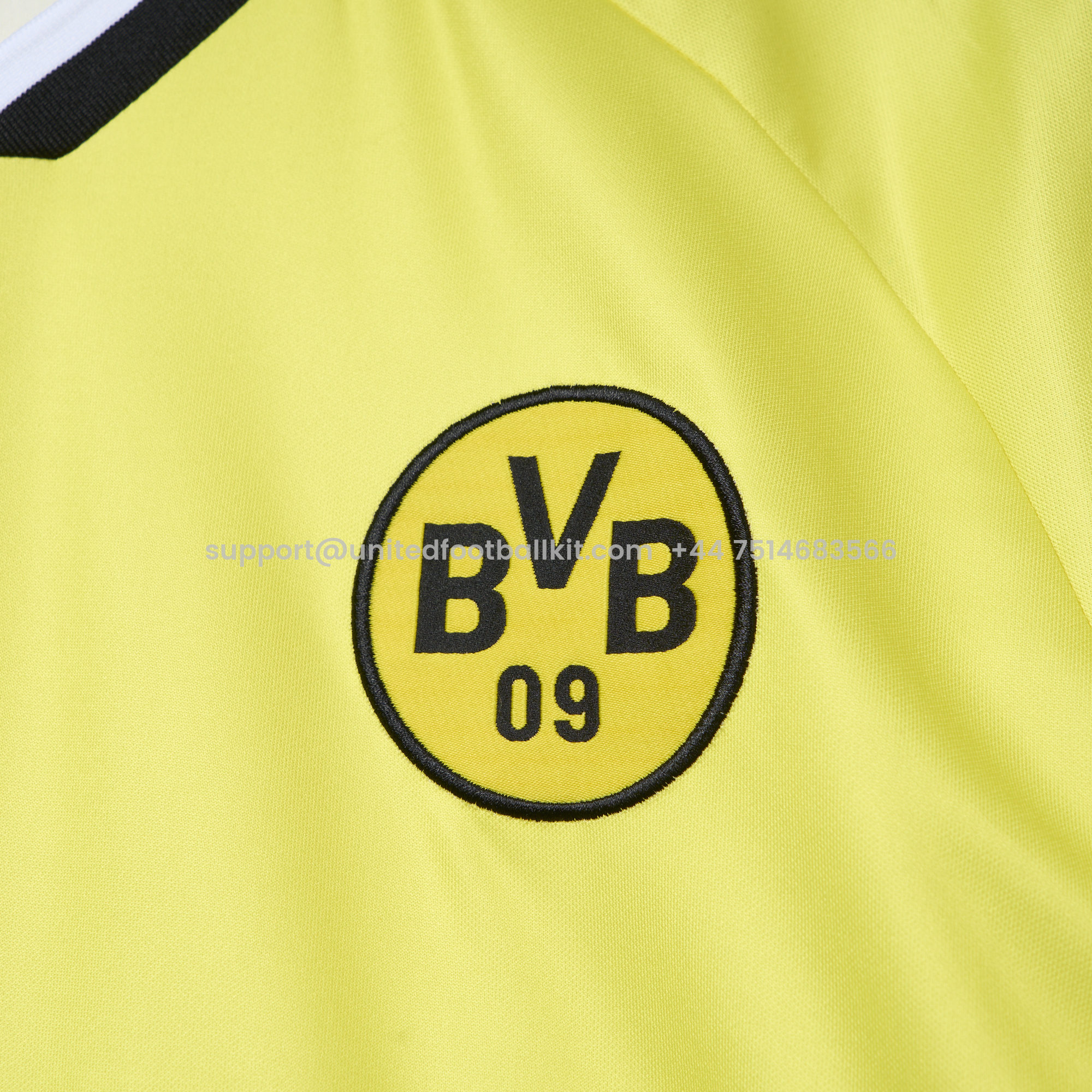 Unitedfootballkit.com | Dortmund Retro 95-96 Home Shirt -Customize Name, Number and Patch | Worldwide Shipping