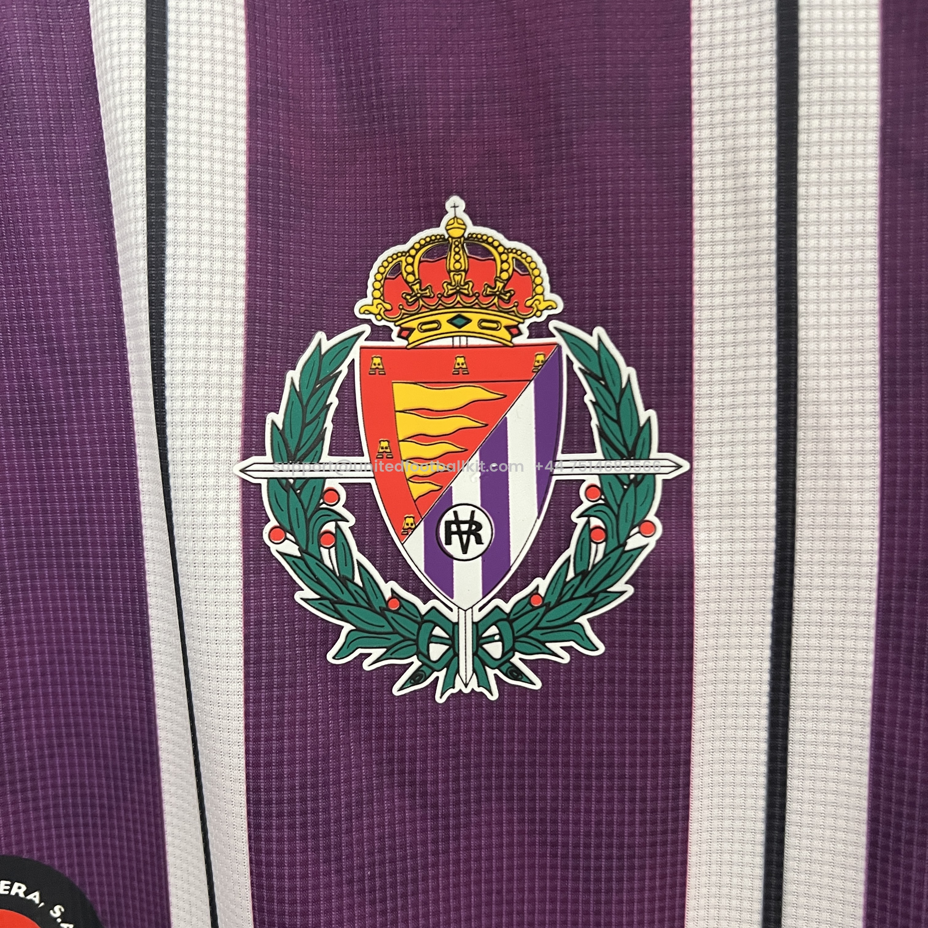 Unitedfootballkit.com | Real Valladolid 24-25 Home Stadium Jersey - Fans Version -Customize Name, Number and Patch | Worldwide Shipping