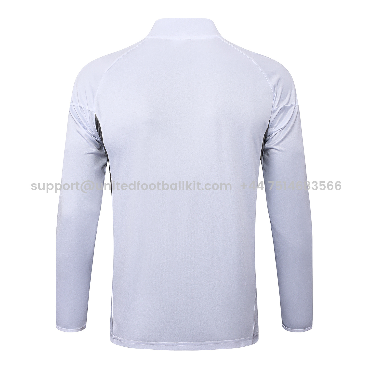Unitedfootballkit.com | INT M.A.M 25-26 Long Sleeves Training Set - White Top & Black Pants -Customize Name, Number and Patch | Worldwide Shipping