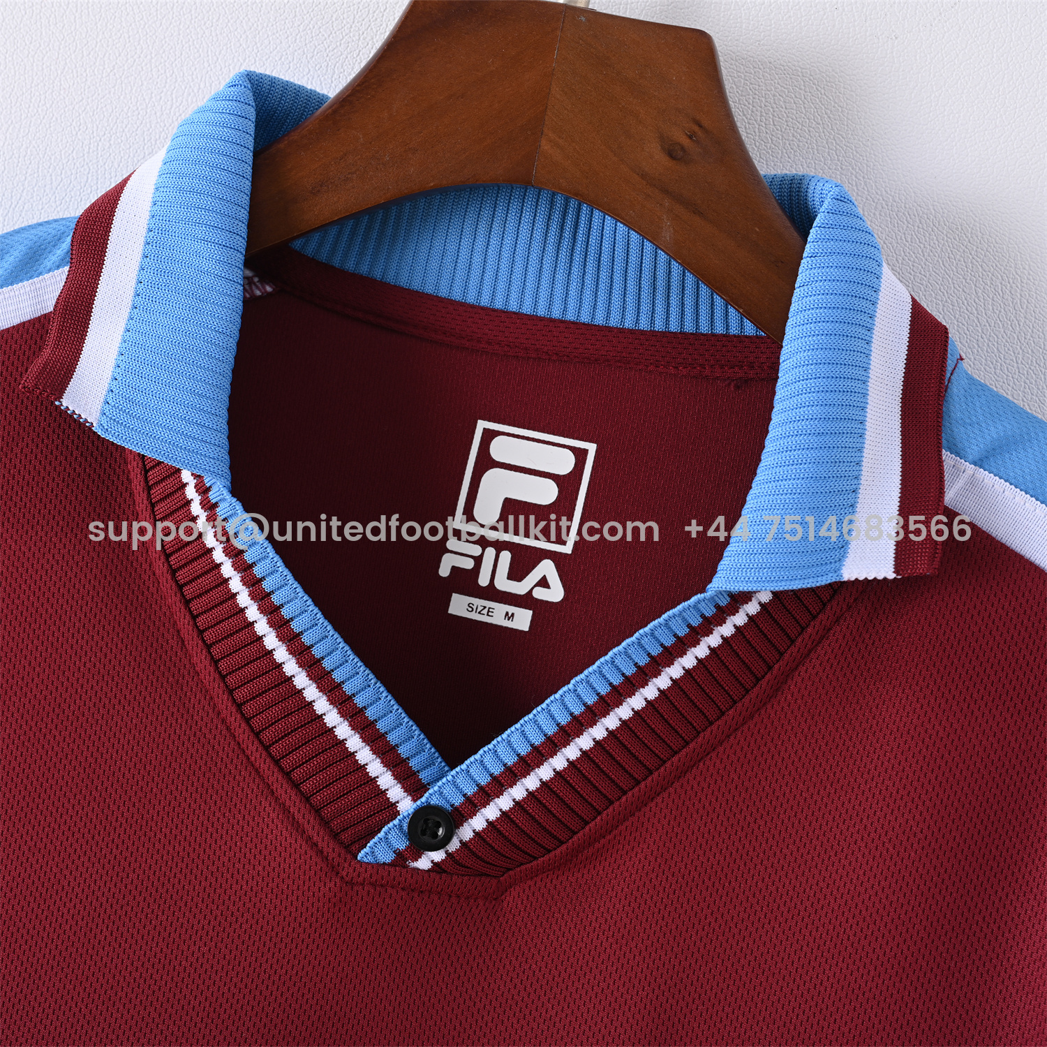 Unitedfootballkit.com | Retro West Ham United 1999-00 Home Jersey -Customize Name, Number and Patch | Worldwide Shipping