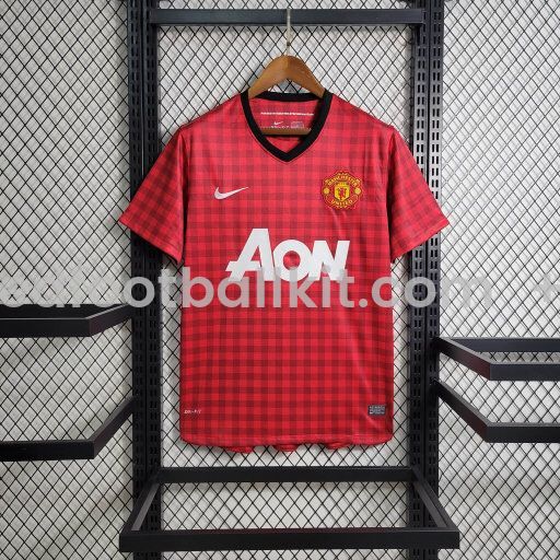Unitedfootballkit.com | Retro Manchester United 12-13 Home Stadium Jersey -Customize Name, Number and Patch | Worldwide Shipping